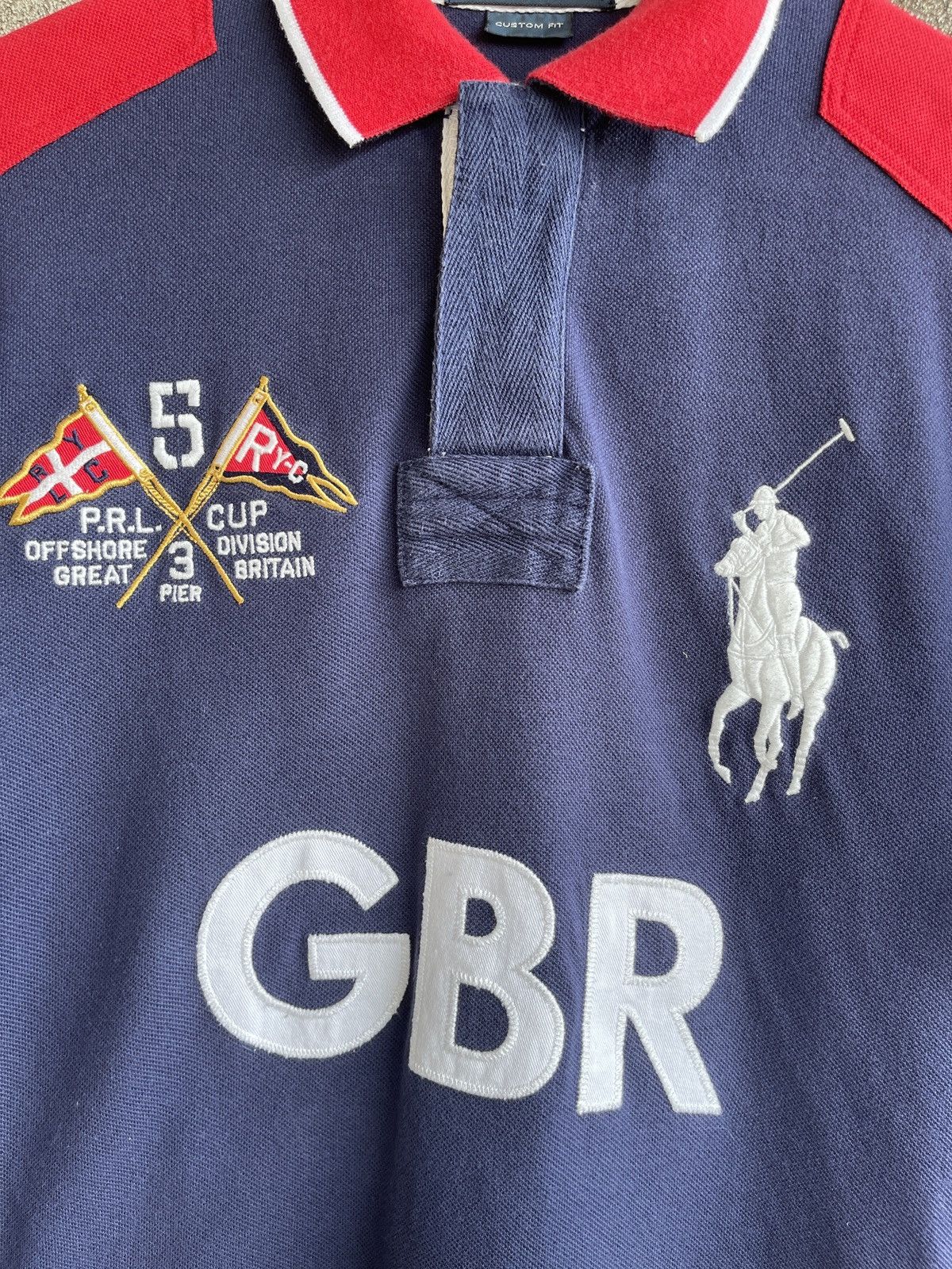 Polo Ralph Lauren Vintage’y2k🔥POLO RALPH LAUREN🔥GREAT BRITAIN 5 Polo Shirt Size US M / EU 48-50 / 2 - 7 Thumbnail