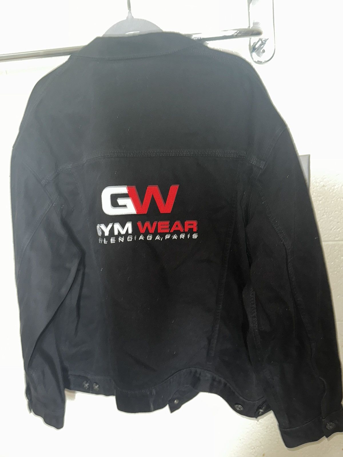 Balenciaga Balenciaga Gym Wear Denim Jacket Size US S / EU 44-46 / 1 - 1 Thumbnail