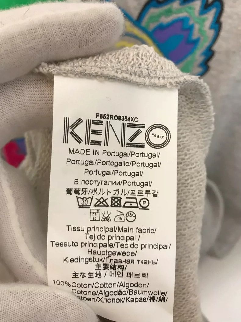 Kenzo KENZO Embroidered Logo Sweatshirt Dress Size S / US 4 / IT 40 - 4 Thumbnail