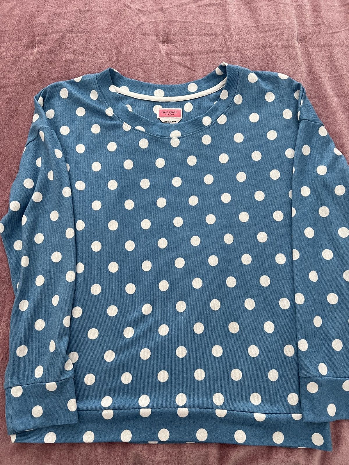 Kate Spade Kate spade, blue and white polkadot top Size S / US 4 / IT 40 - 1 Thumbnail