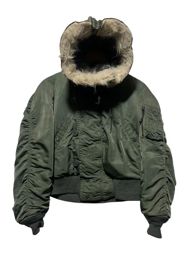 Other Vintage Alpha industries N2B bomber fur jacket Size US M / EU 48-50 / 2 - 6 Thumbnail
