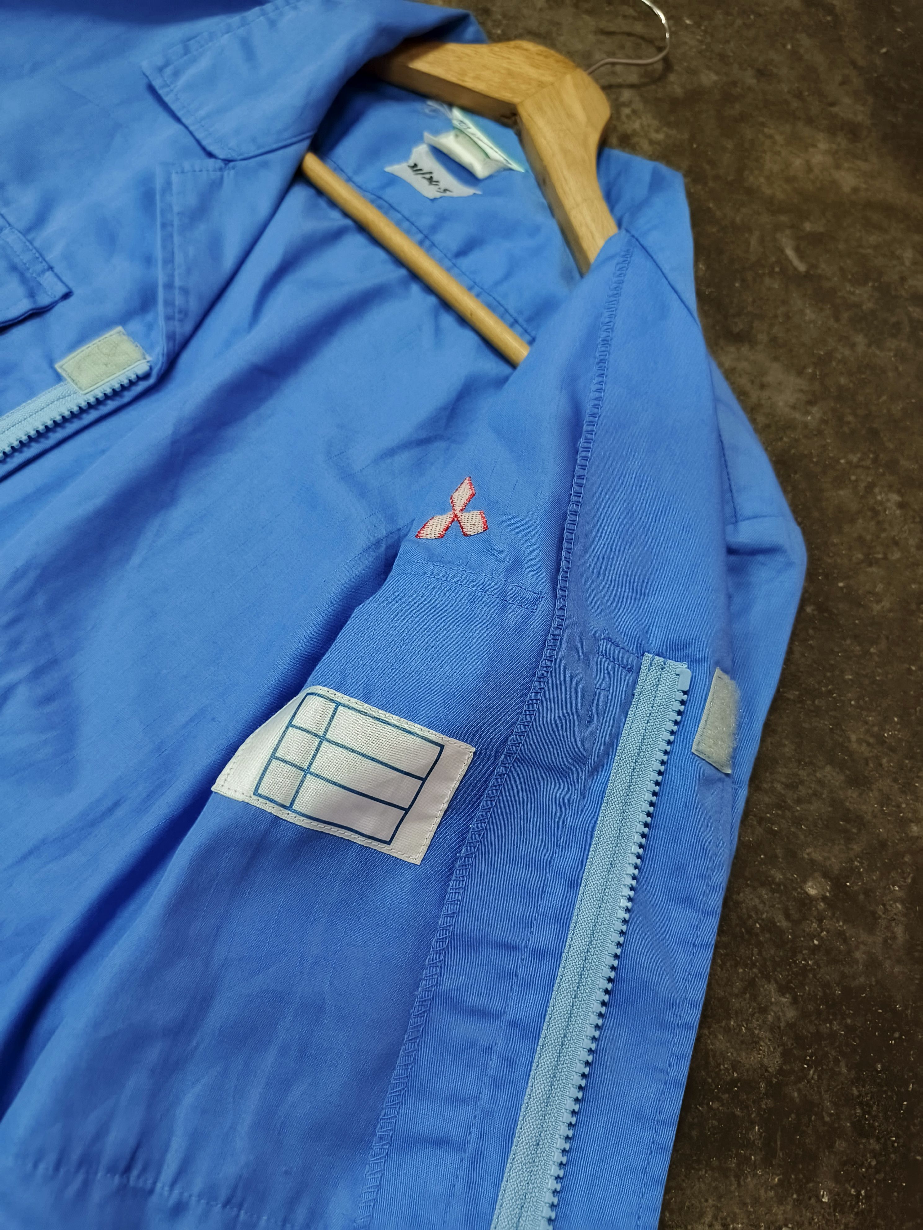 Japanese Brand MITSUBISHI MOTORS UNIFORM JACKET WORKERS WORKWEAR Size US L / EU 52-54 / 3 - 4 Thumbnail