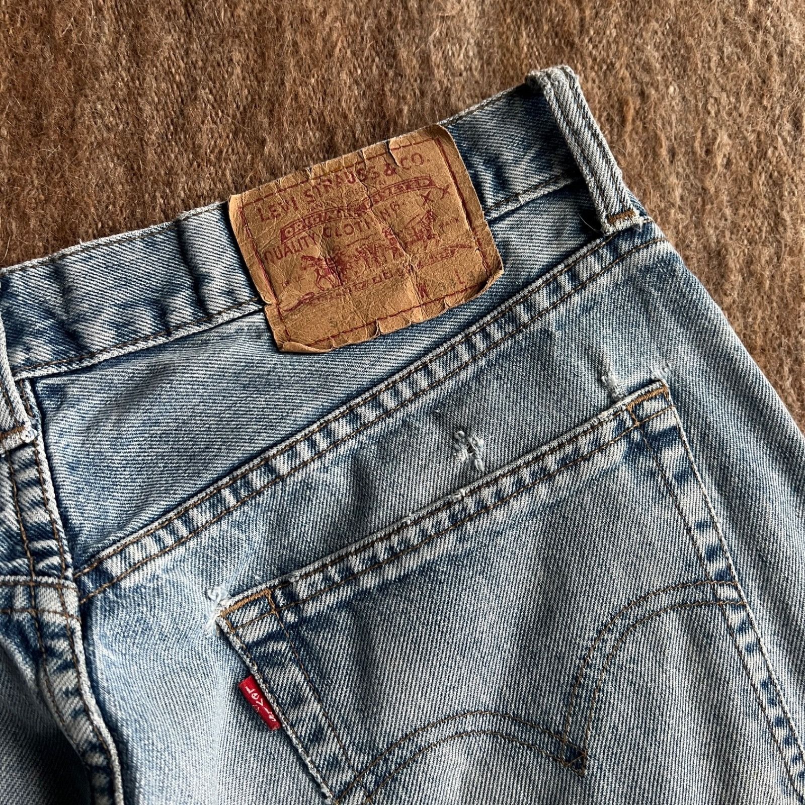 Levi's Levi’s 517 Vintage Jeans USA Made Distressed Denim 9814AC Size US 33 - 3 Thumbnail