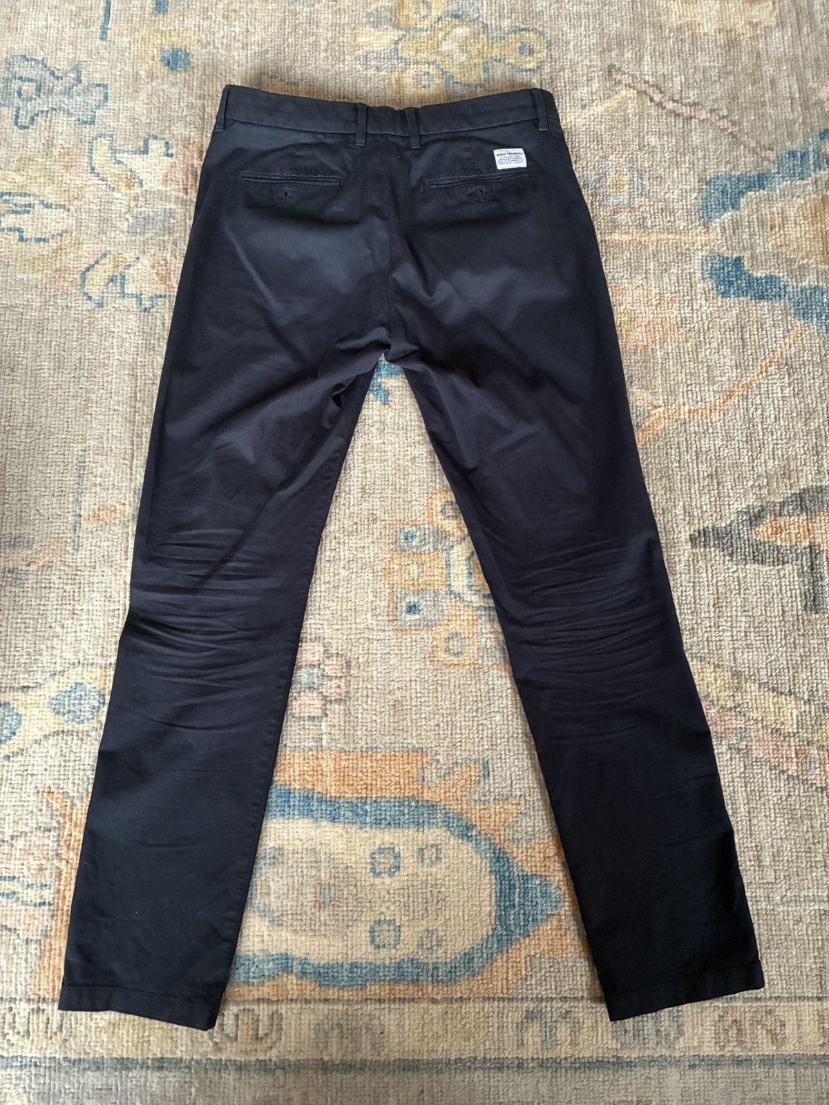 Norse Projects Norse Projects Aros Slim Pants (Dark Navy) Size US 30 / EU 46 - 3 Thumbnail