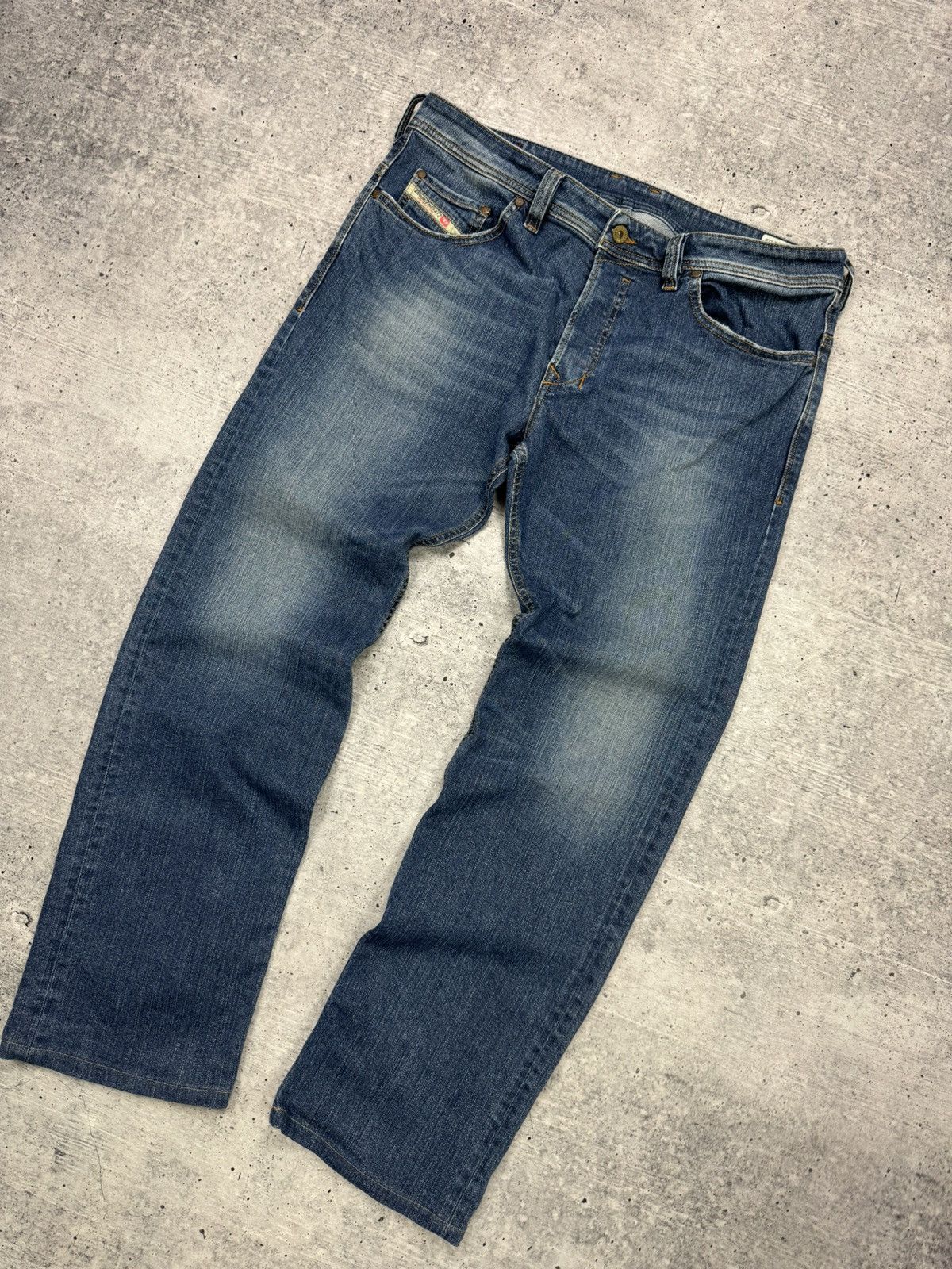 Diesel Vintage Diesel 90’s Y2K Style Blue Stonewashed Jeans Pants Size US 36 / EU 52 - 6 Thumbnail