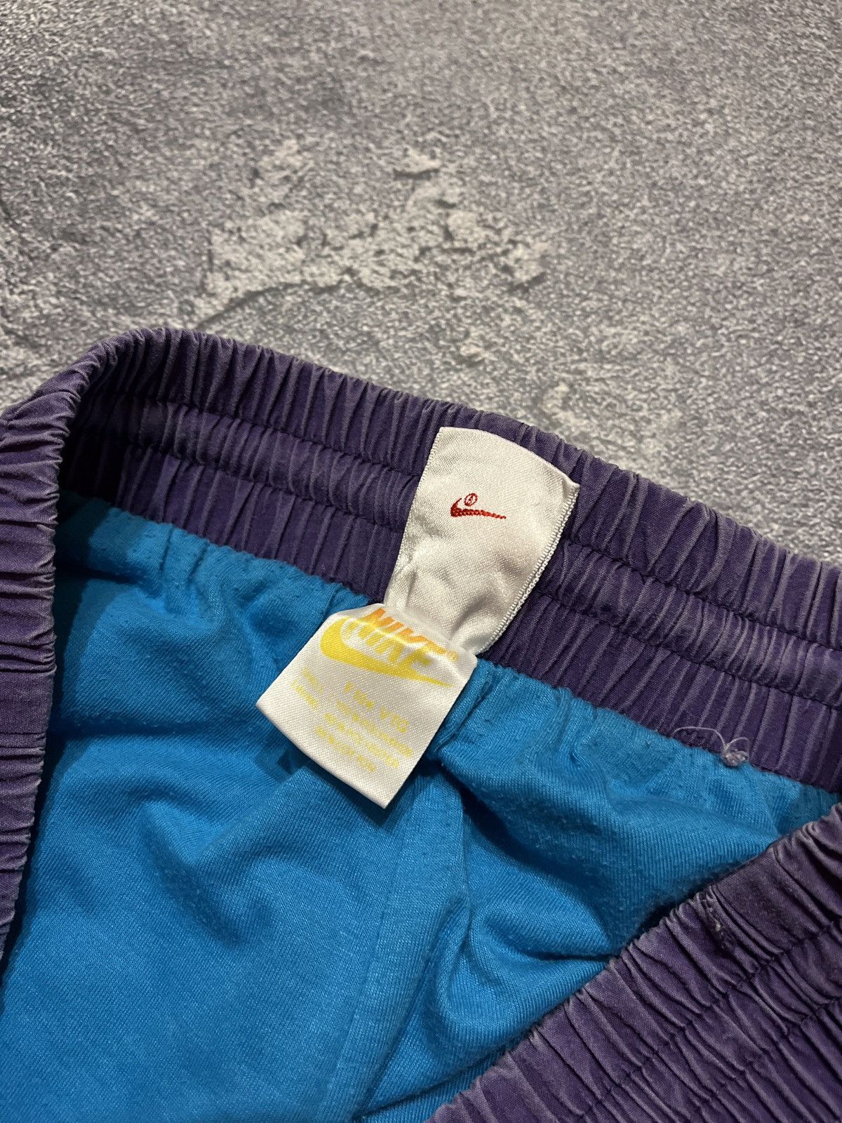 Nike × Vintage Vintage 80s Nike Purple Track Pants Size US 30 / EU 46 - 8 Thumbnail