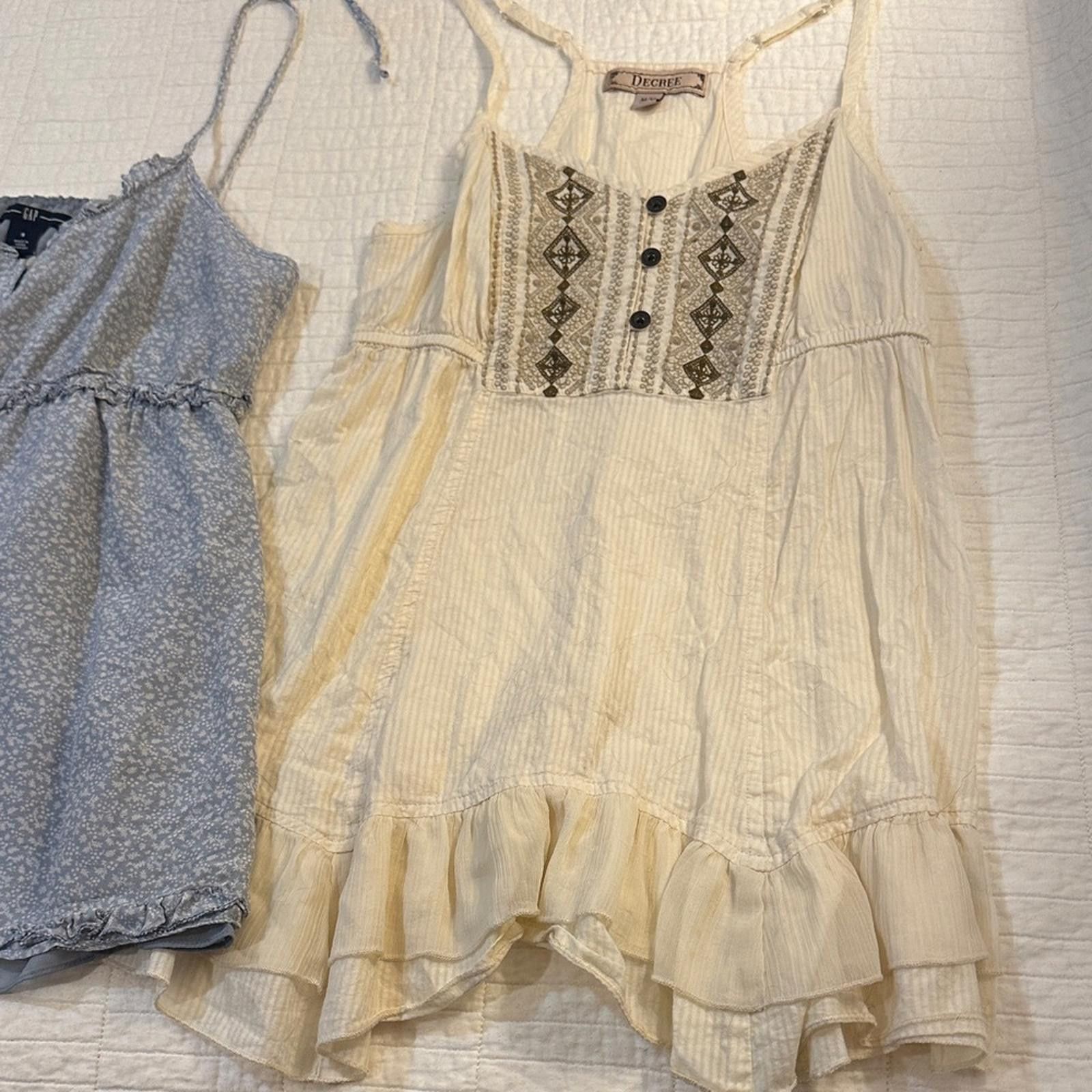 Gap Geniune Y2K Cami & Tanks from 2000’s Set of 3 EUC Silk Size M / US 6-8 / IT 42-44 - 2 Thumbnail
