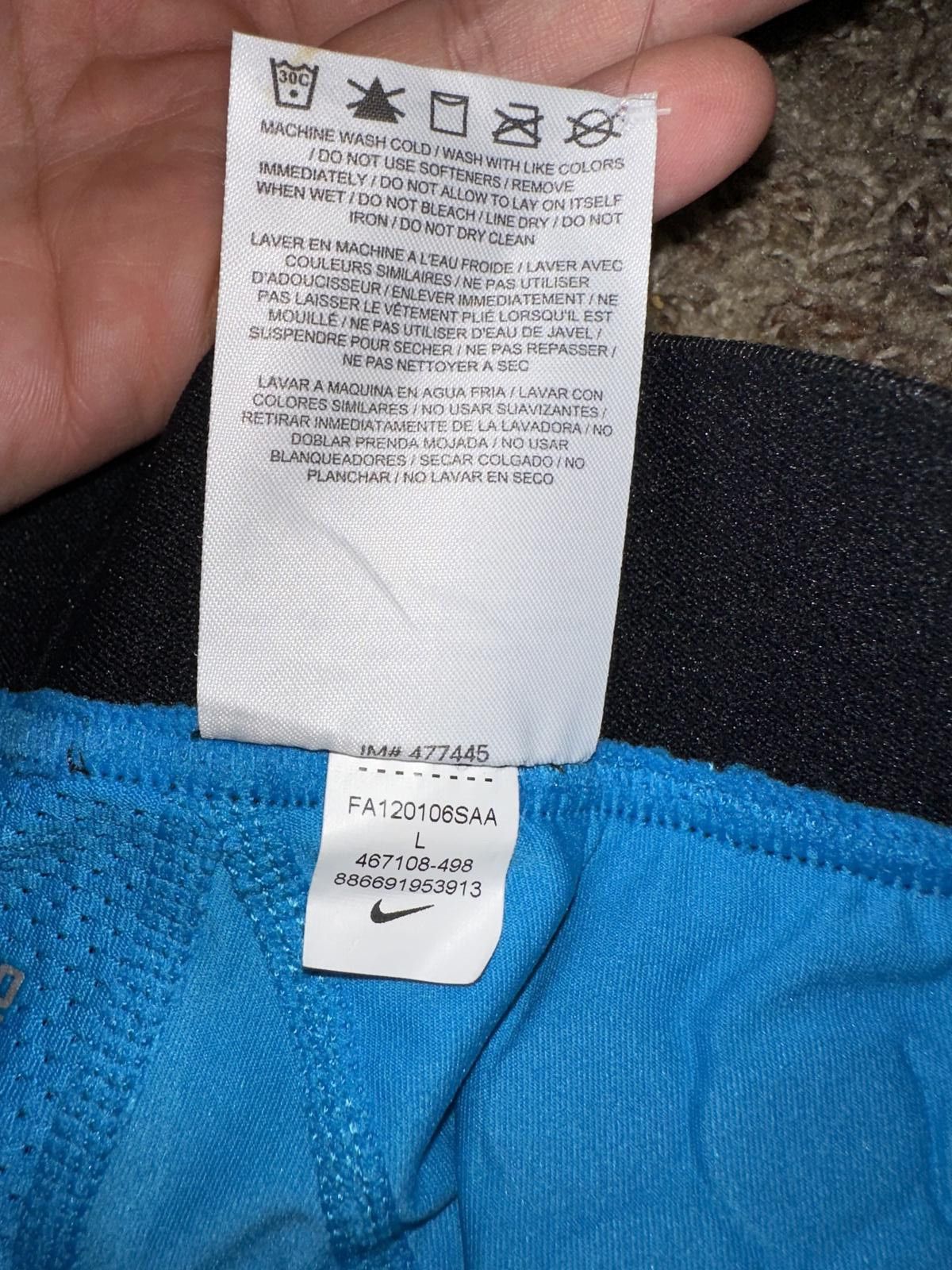 Nike Nike Men’s Pro Combat Vis-Flex Slider Soccer Shorts Size US 34 / EU 50 - 6 Thumbnail