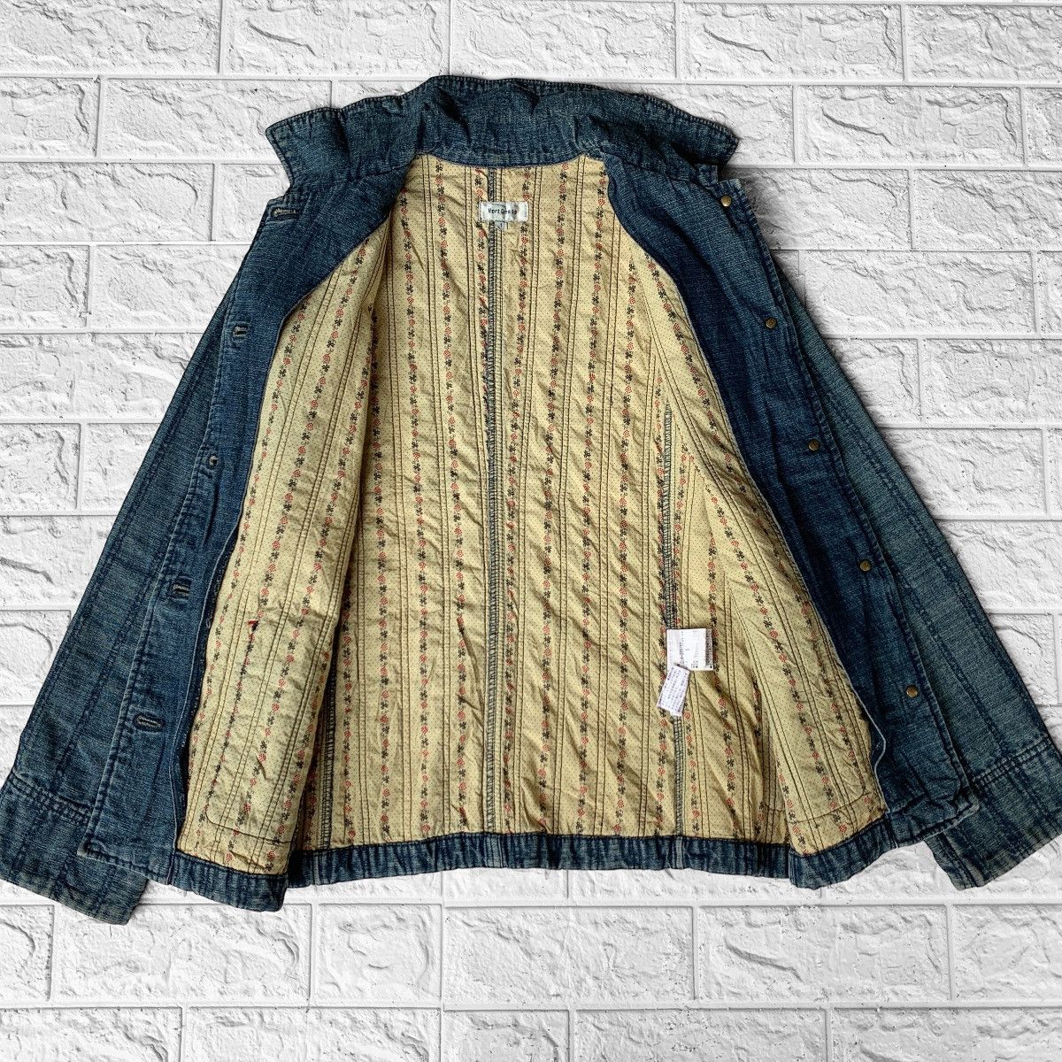 Indigo × Japanese Brand Vert Dense Blue Denim Jacket Japanese Brand Size S / US 4 / IT 40 - 6 Thumbnail