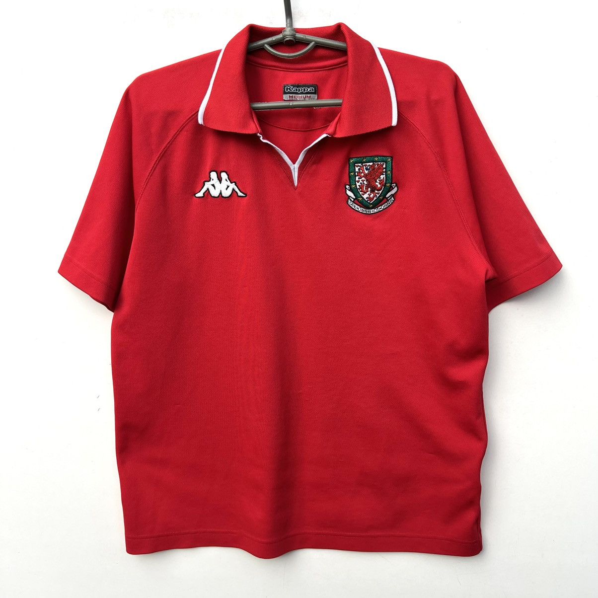 Kappa Vintage Kappa Wales Football Shirt Soccer Jersey Rare Size US M / EU 48-50 / 2 - 1 Thumbnail