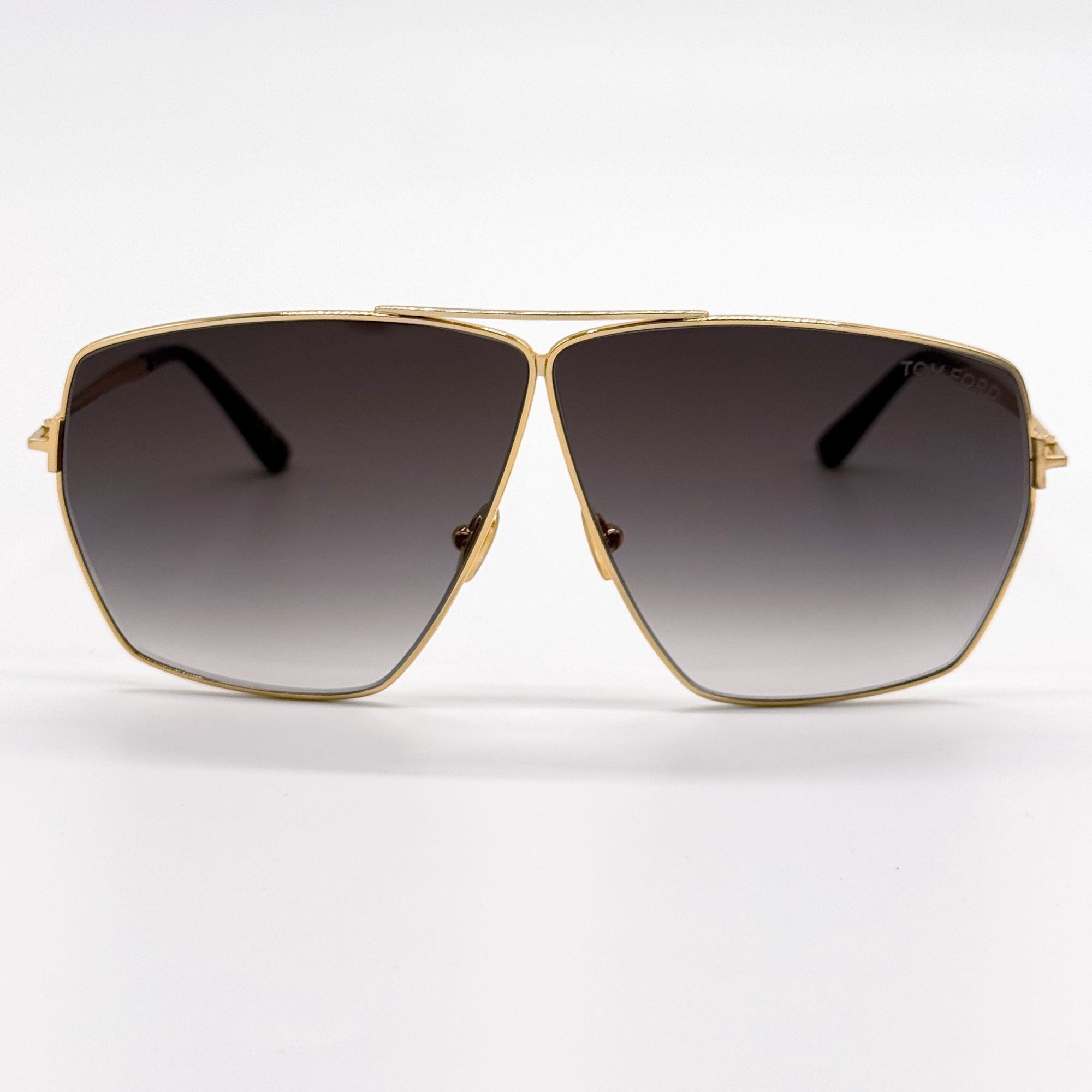 Tom Ford NEW TOM FORD STELLA TF1185 30B SUNGLASSES GOLD UNISEX FT1185 Size ONE SIZE - 4 Thumbnail