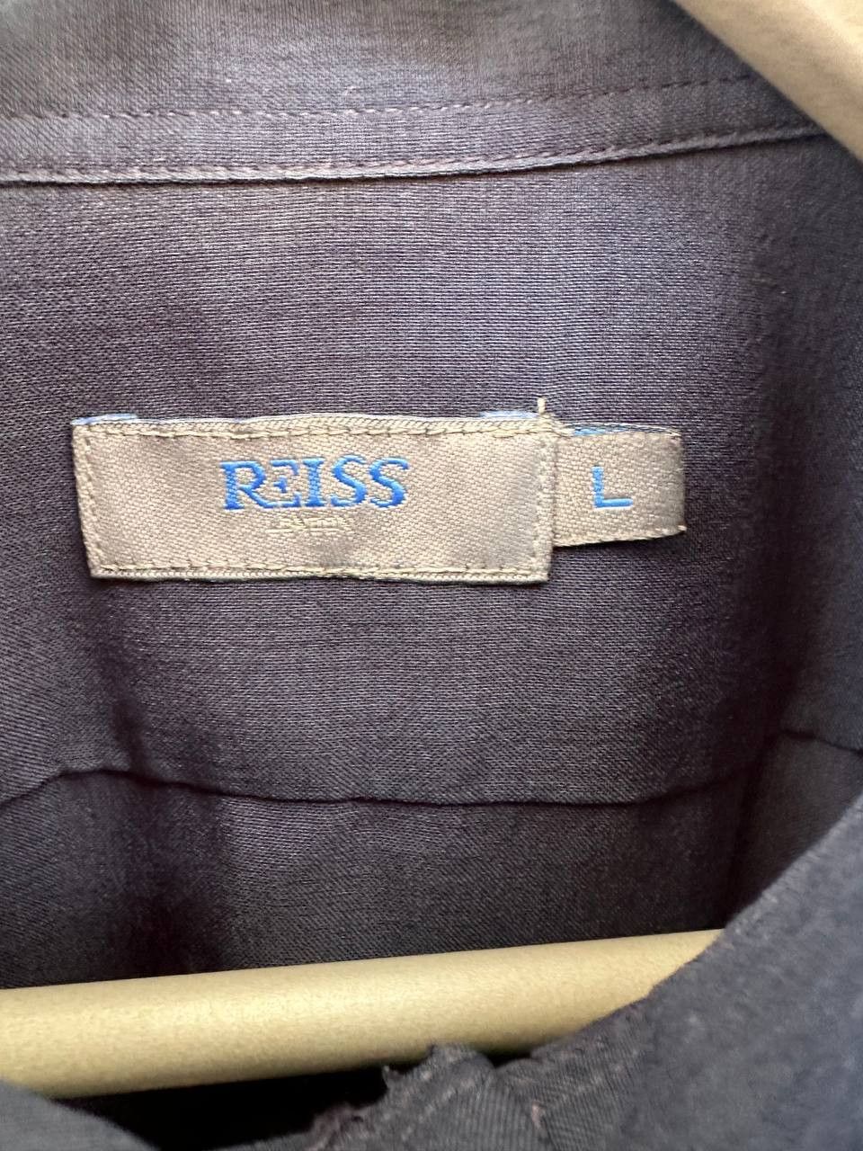 Reiss Reiss Vintage Button Up Shirt Navy Long Sleeve Shirt Size US L / EU 52-54 / 3 - 11 Thumbnail