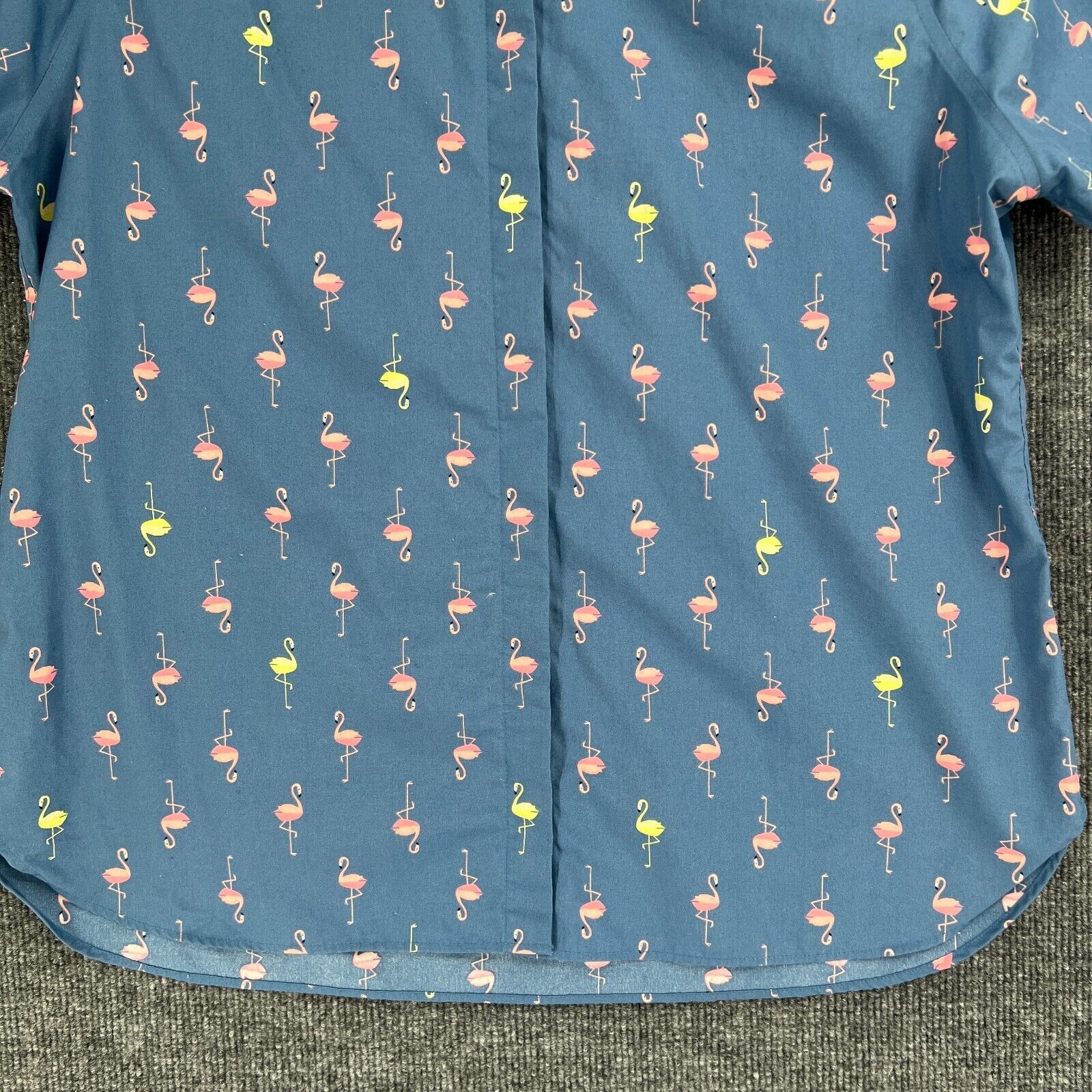 Lands' End Lands End No Iron Supima Short Sleeve Shirt Flamingo Size 14 Size XL / US 12-14 / IT 48-50 - 3 Thumbnail