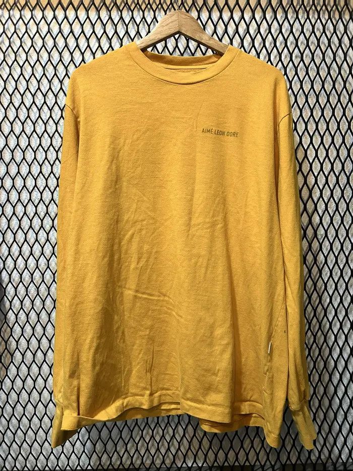 Aime Leon Dore Aime Leon Dore Long Sleeve Tshirt Mustard Size US L / EU 52-54 / 3 - 1 Thumbnail