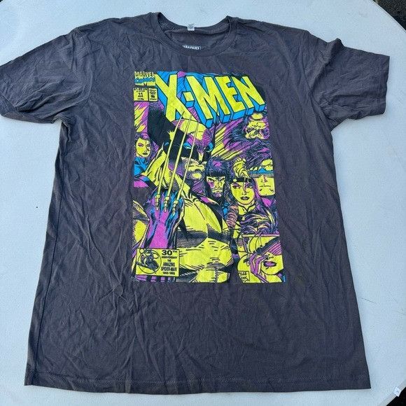 Marvel Comics NEW X-MEN RETRO MARVEL COMIC BOOK COVER T-SHIRT SZ EXTRA LAR Size US XL / EU 56 / 4 - 2 Thumbnail