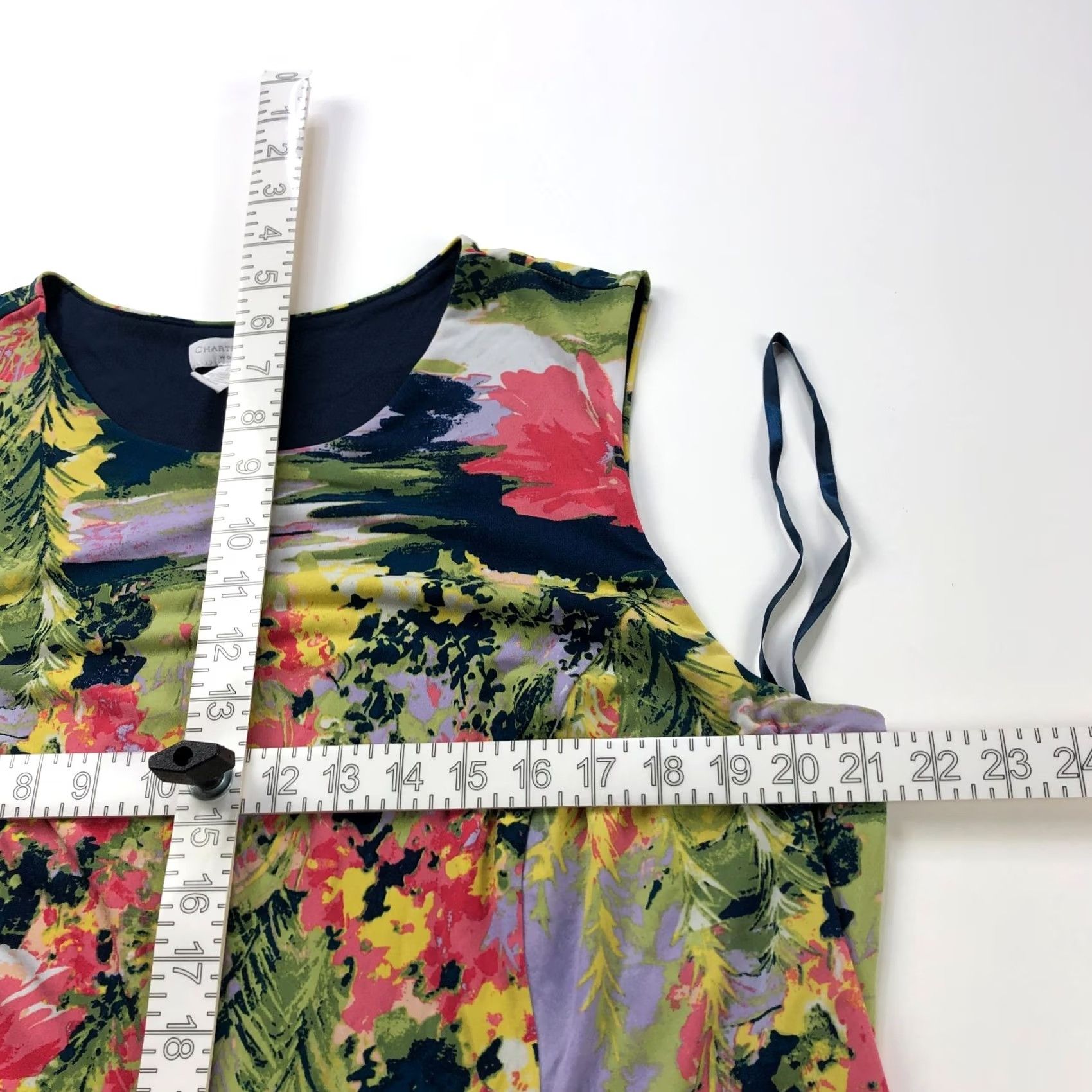 Charter Club Charter Club Dress Womens 1X Plus Line Abstract All Over Print Midi Calf Length Size XL / US 12-14 / IT 48-50 - 6 Thumbnail