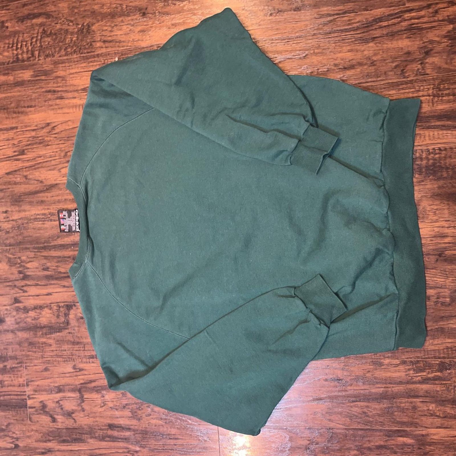 Adidas Vintage Embroidered Green Adidas Soccer Crewneck Size XL / US 12-14 / IT 48-50 - 4 Thumbnail