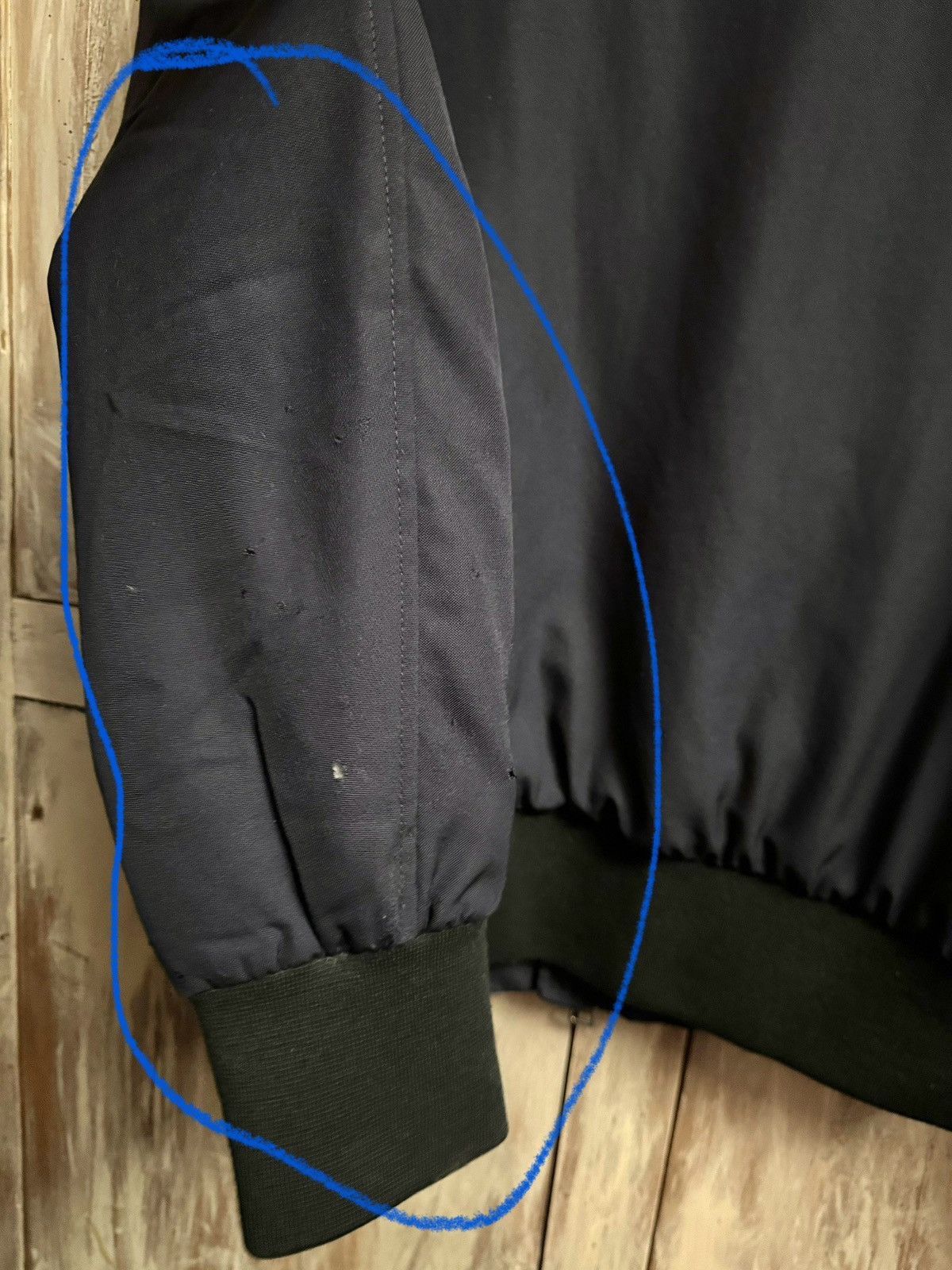 AMI Ami Paris navy wool papped Bombers L 2015 used Size US L / EU 52-54 / 3 - 13 Thumbnail