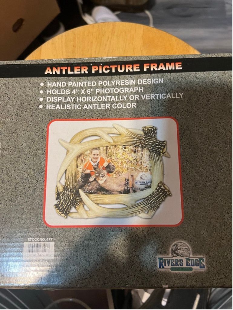 Other Rivers Edge Antler Picture Frame One Size Beige Brown Size ONE SIZE - 4 Thumbnail