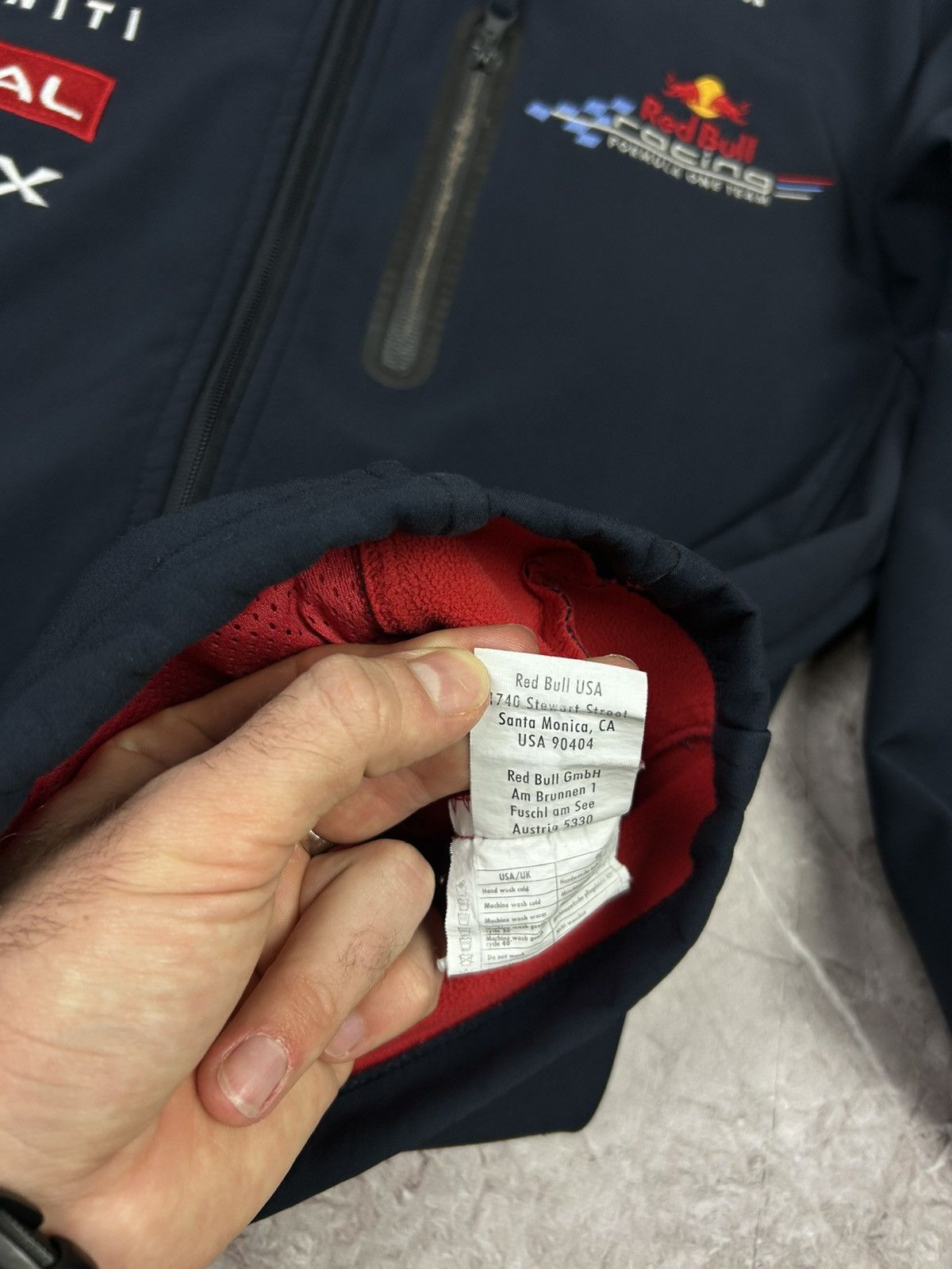 Red Bull Red Bull Racing Jacket Fl Infinity Pepe Jeans Navy Blue Size US M / EU 48-50 / 2 - 13 Thumbnail