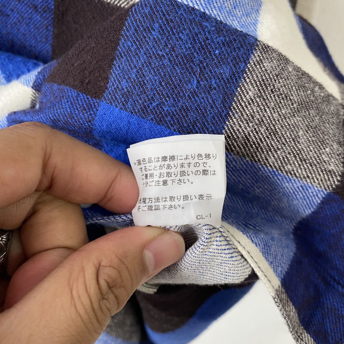 Issey Miyake × Japanese Brand × Ne-Net Ne-net by Issey Miyake Flannel Shirts Size US M / EU 48-50 / 2 - 12 Thumbnail