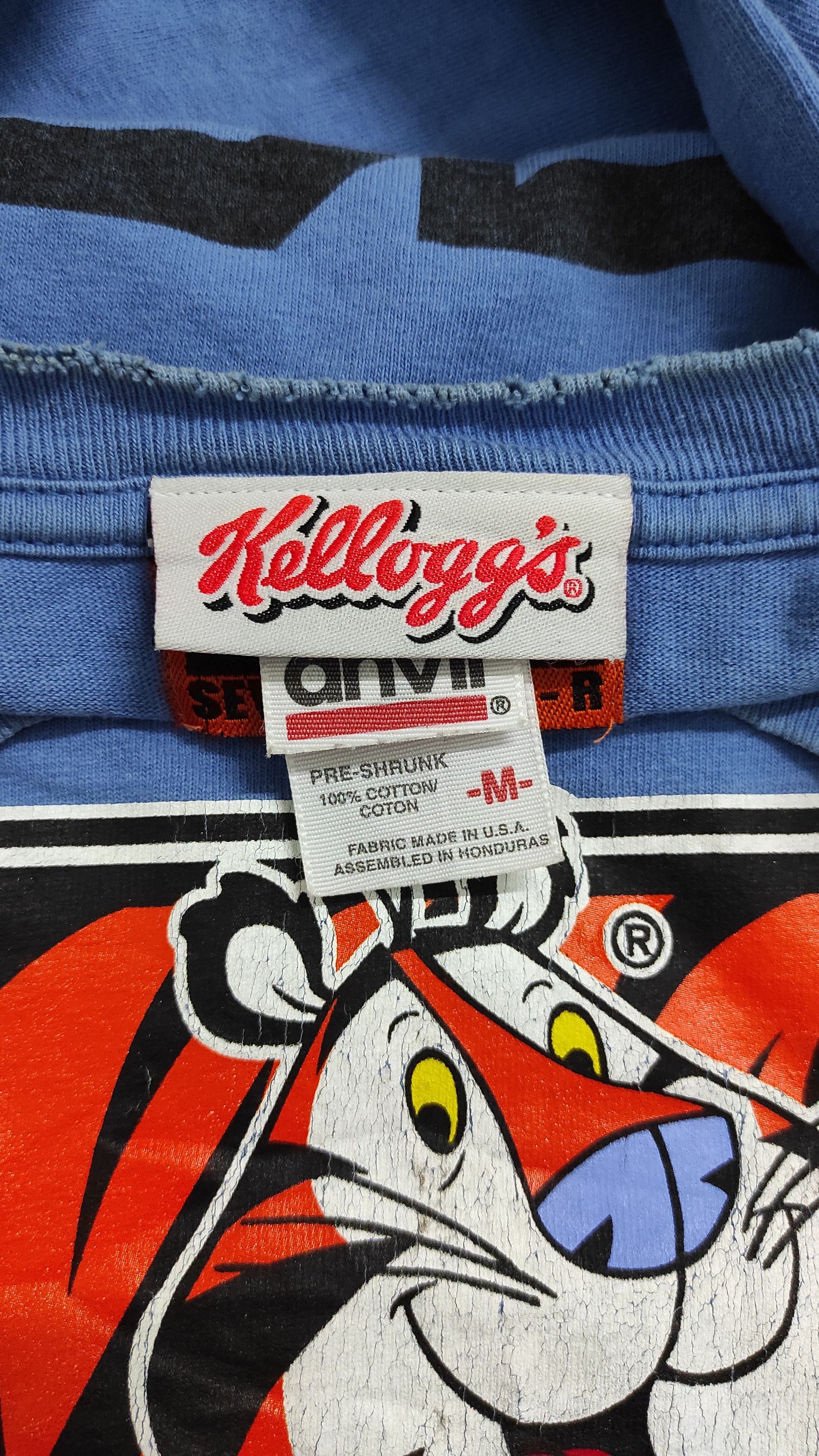 Vintage Vintage 2002 KELLOGG'S TONY Seven Three-R COLLABS TEE Size US M / EU 48-50 / 2 - 3 Thumbnail