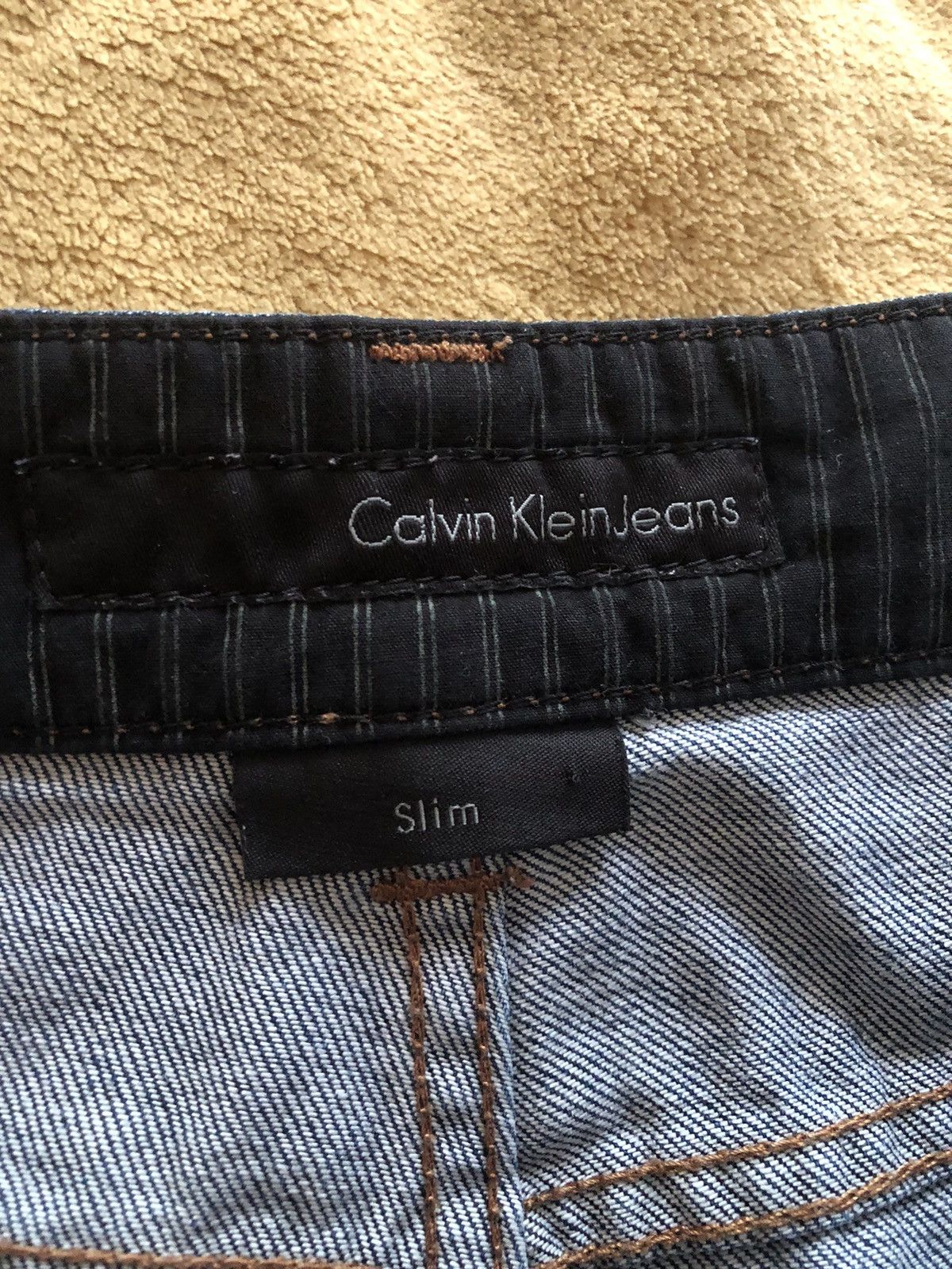 Calvin Klein CALVIN KLEIN JEANS VINTAGE SLIM FIT DENIM PANTS Size US 32 / EU 48 - 4 Thumbnail