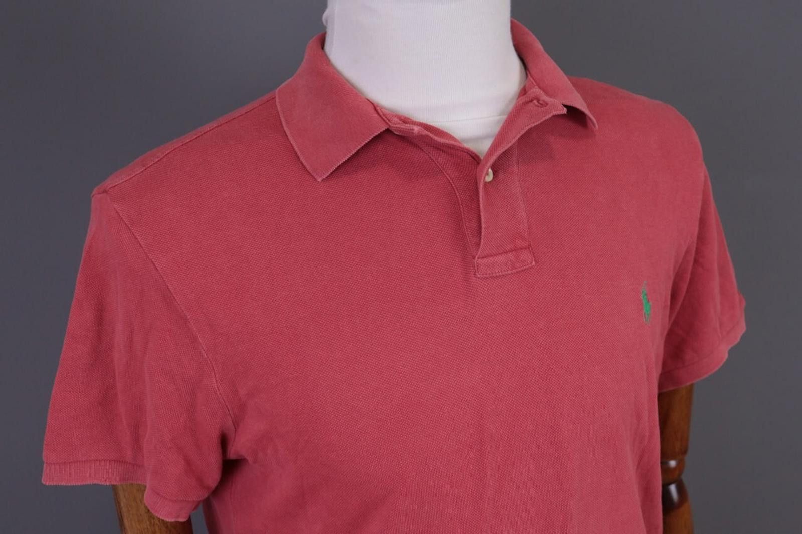 Designer Polo by Ralph Lauren Red Custom Fit Polo Shirt Size M Size US M / EU 48-50 / 2 - 7 Thumbnail