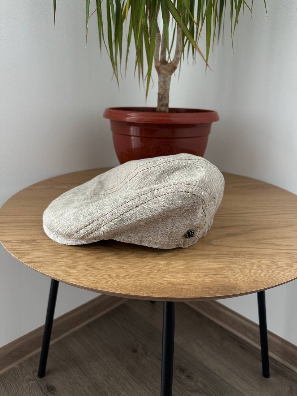 Japanese Brand × Vintage Vintage Petracci Linen Flat Cap Beige Hat Lightweight Cap Size ONE SIZE - 10 Thumbnail