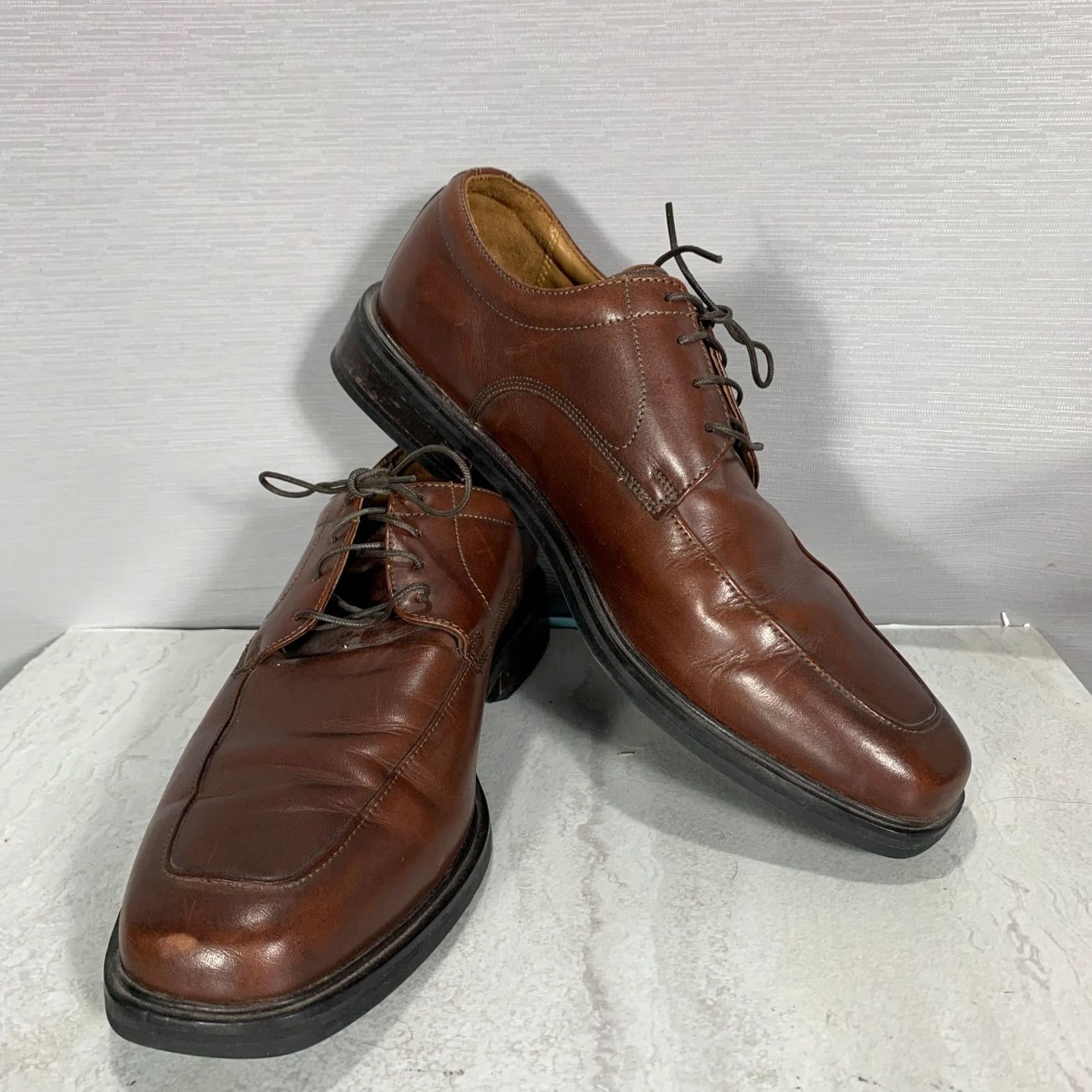 Florsheim Florsheim DM2 Comfortech Oxford Mens 9.5D Brown Leather Lace Up 18291-03 Size US 10 / EU 43 - 2 Thumbnail