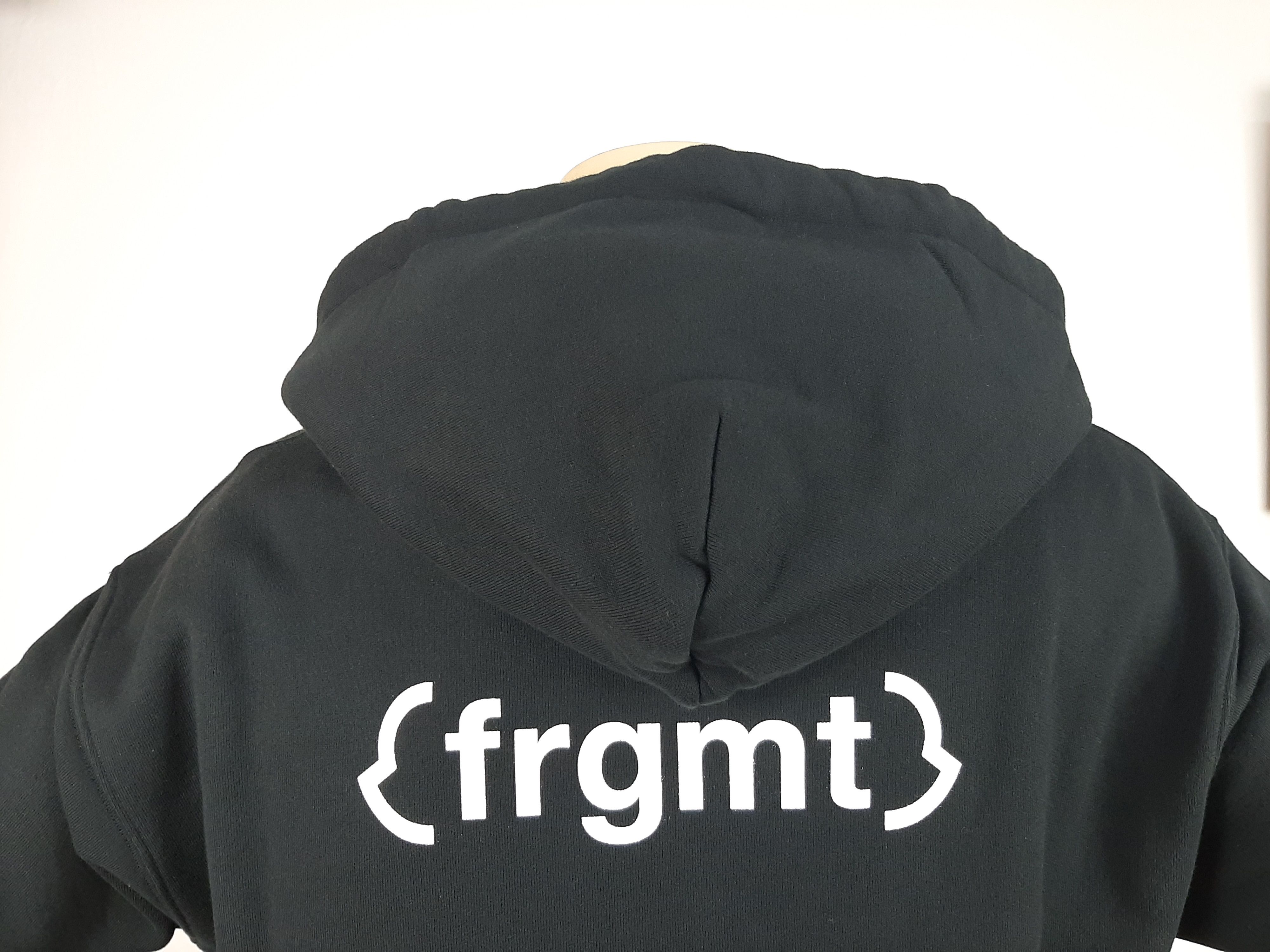 Moncler x Fragment Logo Hoodie Black Men's Size M