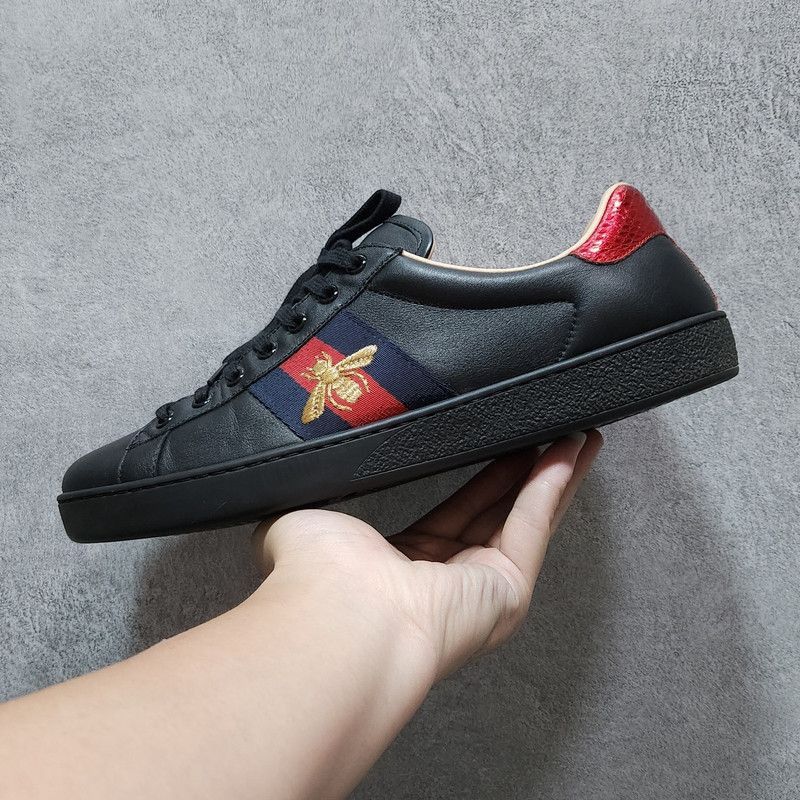 Gucci Gucci Ace Bee Embroidered Casual Sneakers - Size US 8.5 / EU 41-42 - 6 Thumbnail