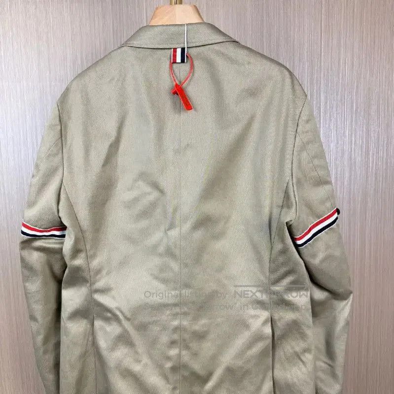 Thom Browne Thom Browne Women's Khaki Cotton Trench Coat . Size M / US 6-8 / IT 42-44 - 2 Thumbnail