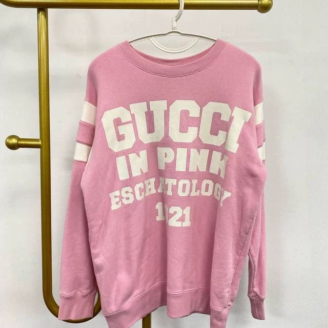 Pink Gucci Logo Sweatshirt-dmc
