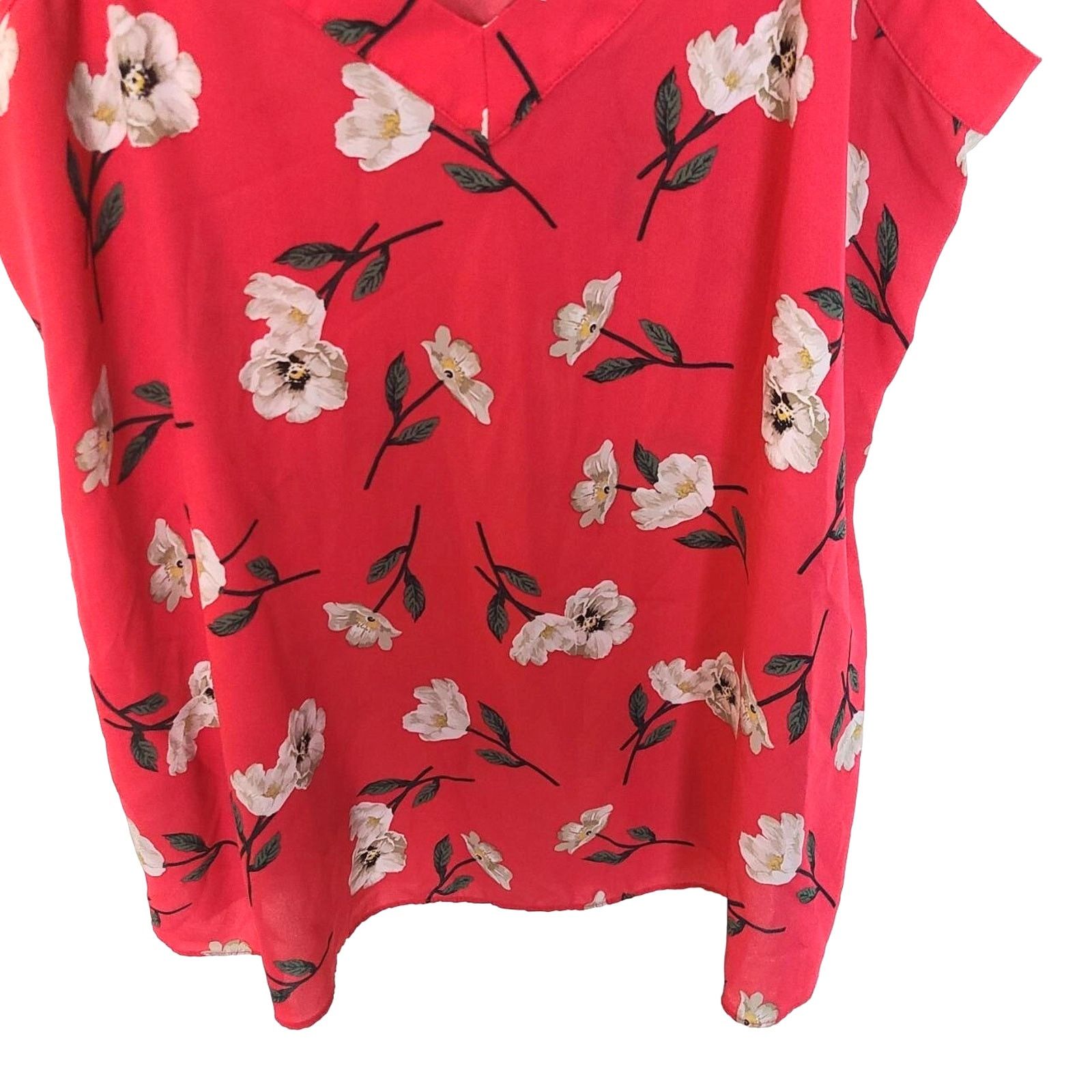 Torrid Torrid Womens Sophie Floral Tank Plus Size 1X Floral Chiffon Size XL / US 12-14 / IT 48-50 - 3 Thumbnail