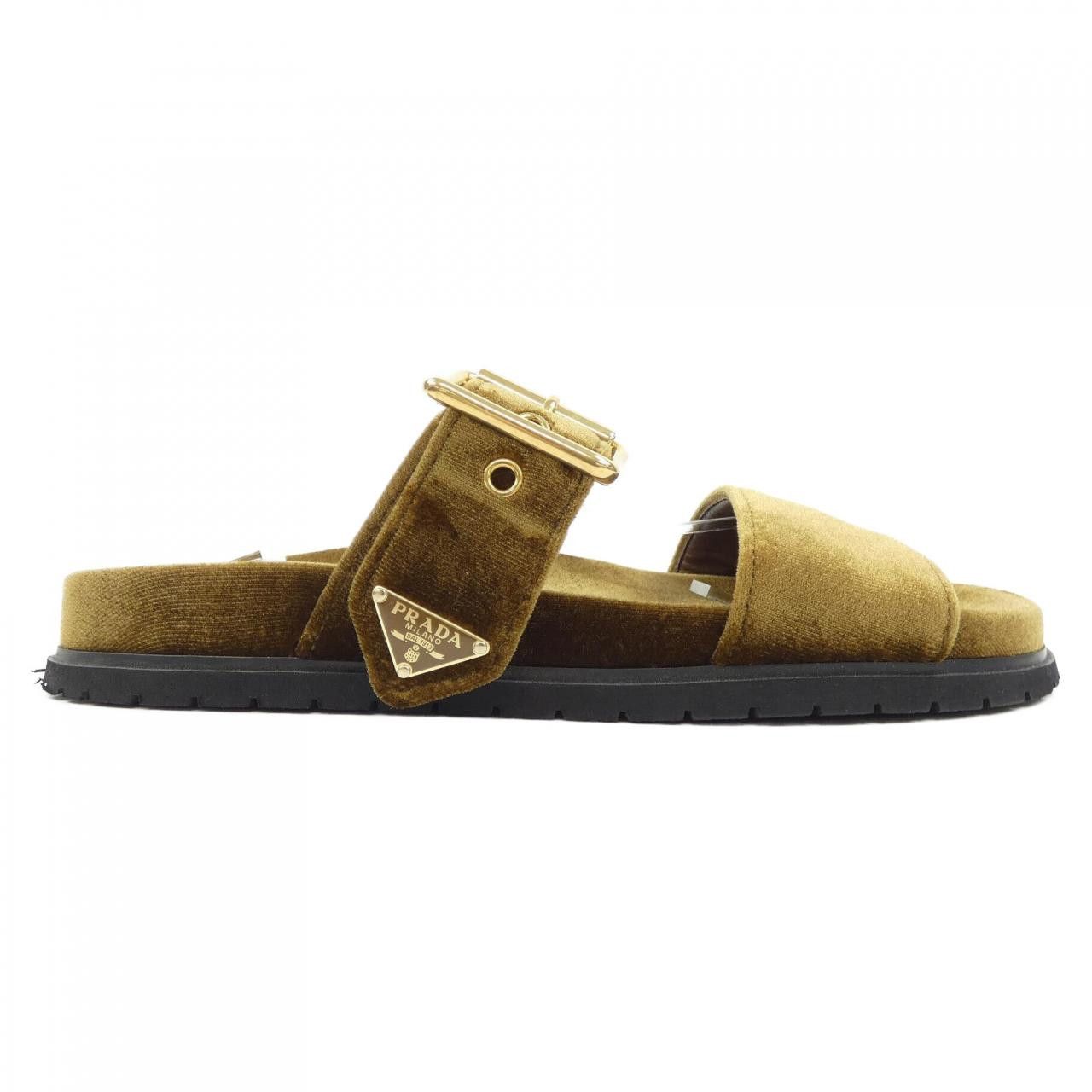 Prada Prada Prada Velvet Sandals Others Shoes 1XX715 DUTY FREE for USA Size ONE SIZE - 1 Thumbnail