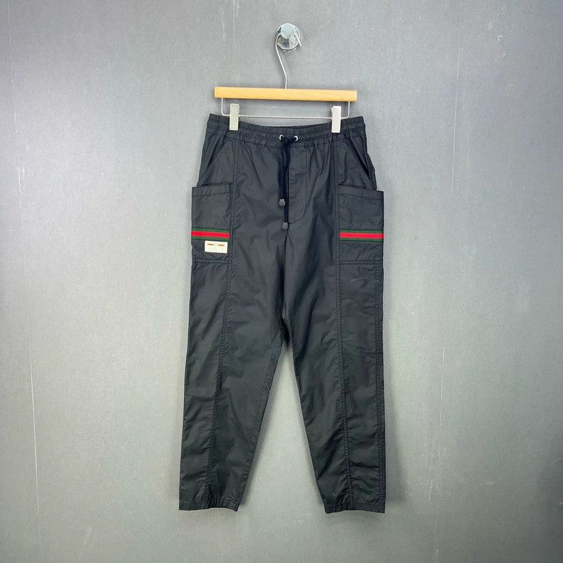 Gucci GucciLogo-labeled slim-fit pull-up casual pants 2503-Nextar Size US 30 / EU 46 - 1 Thumbnail