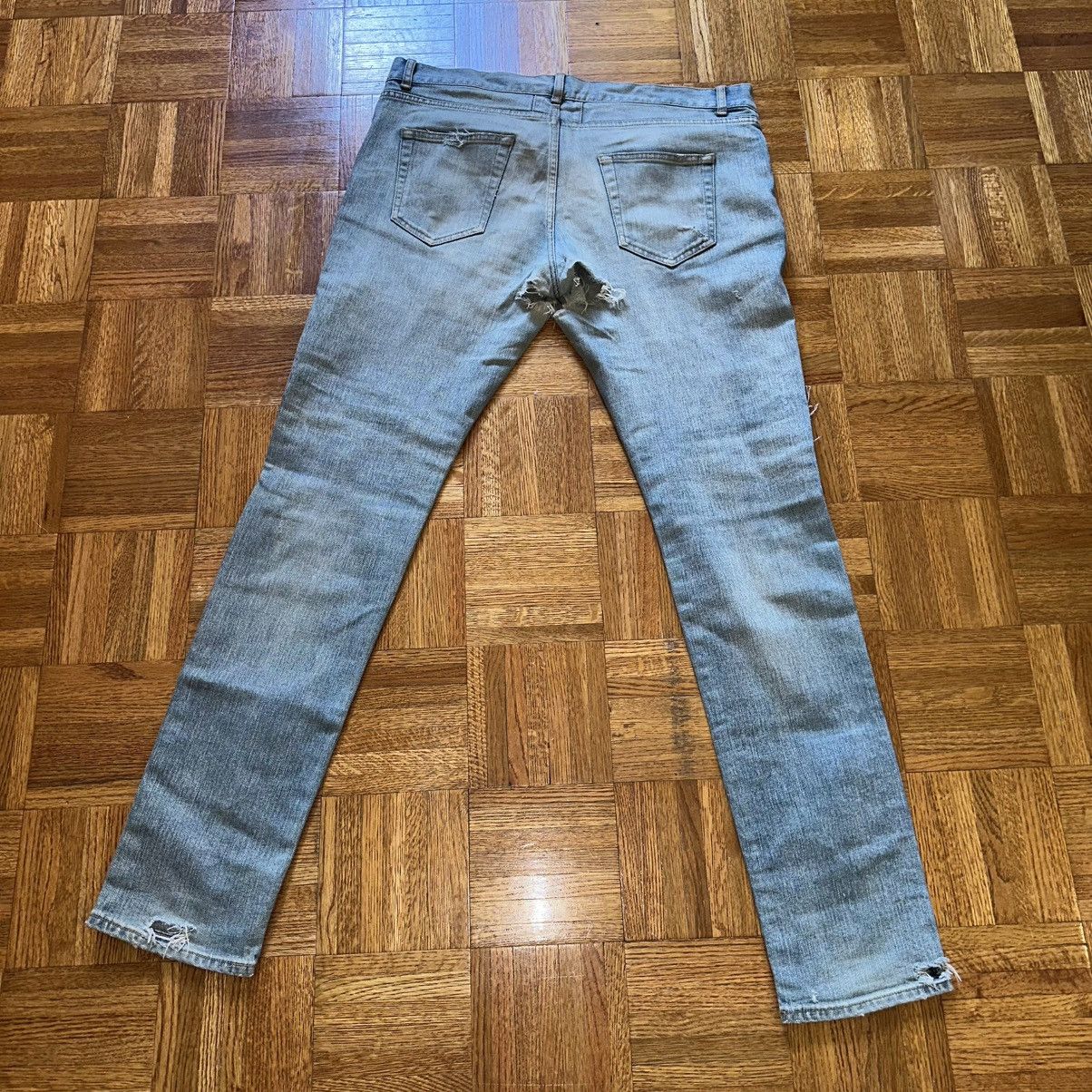 Saint Laurent Paris Saint Laurent Paris Crash Jeans sz 33 Size US 33 - 2 Thumbnail
