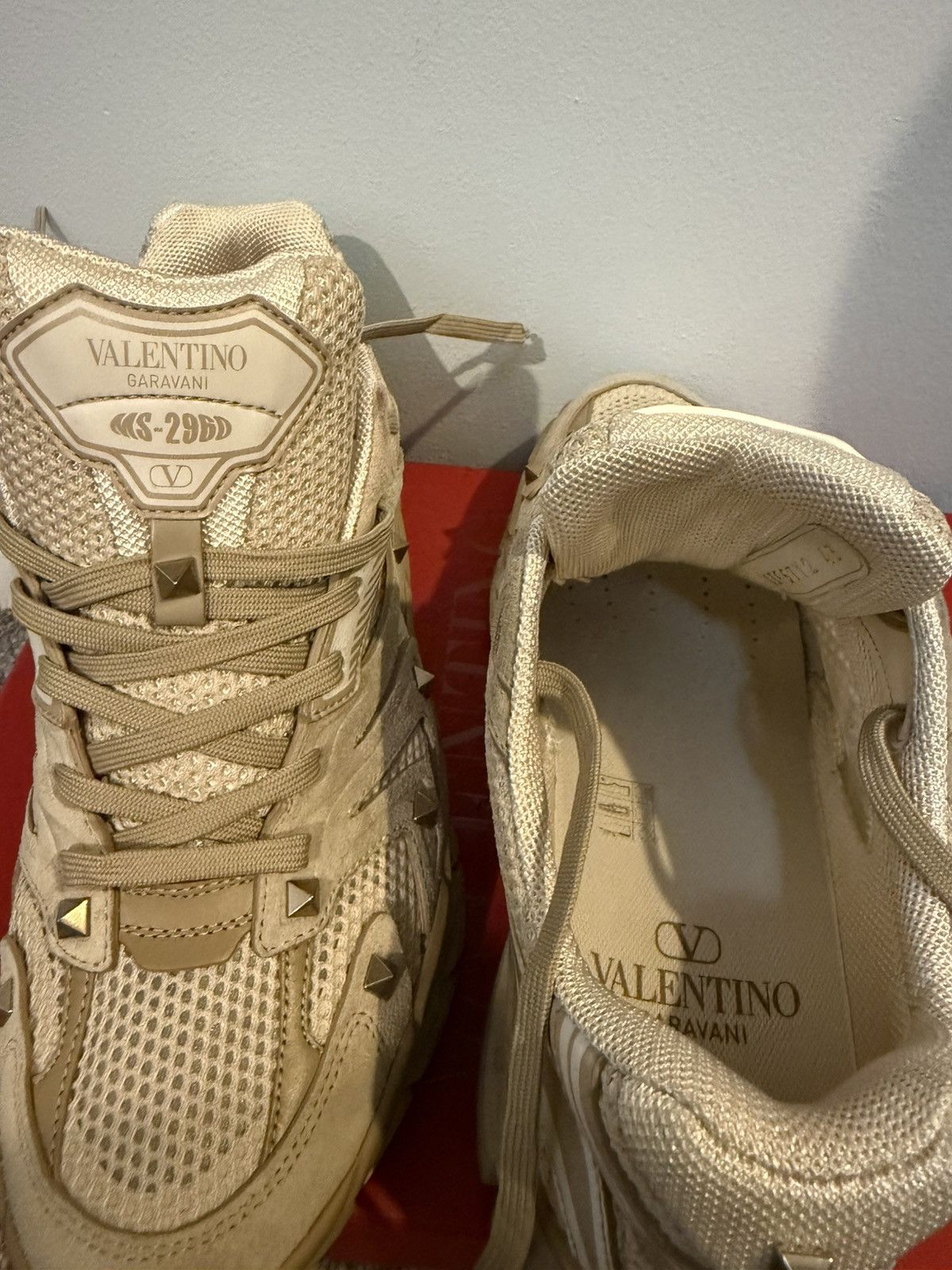 Valentino MS-2960 panelled sneakers Size US 10 / EU 43 - 12 Thumbnail
