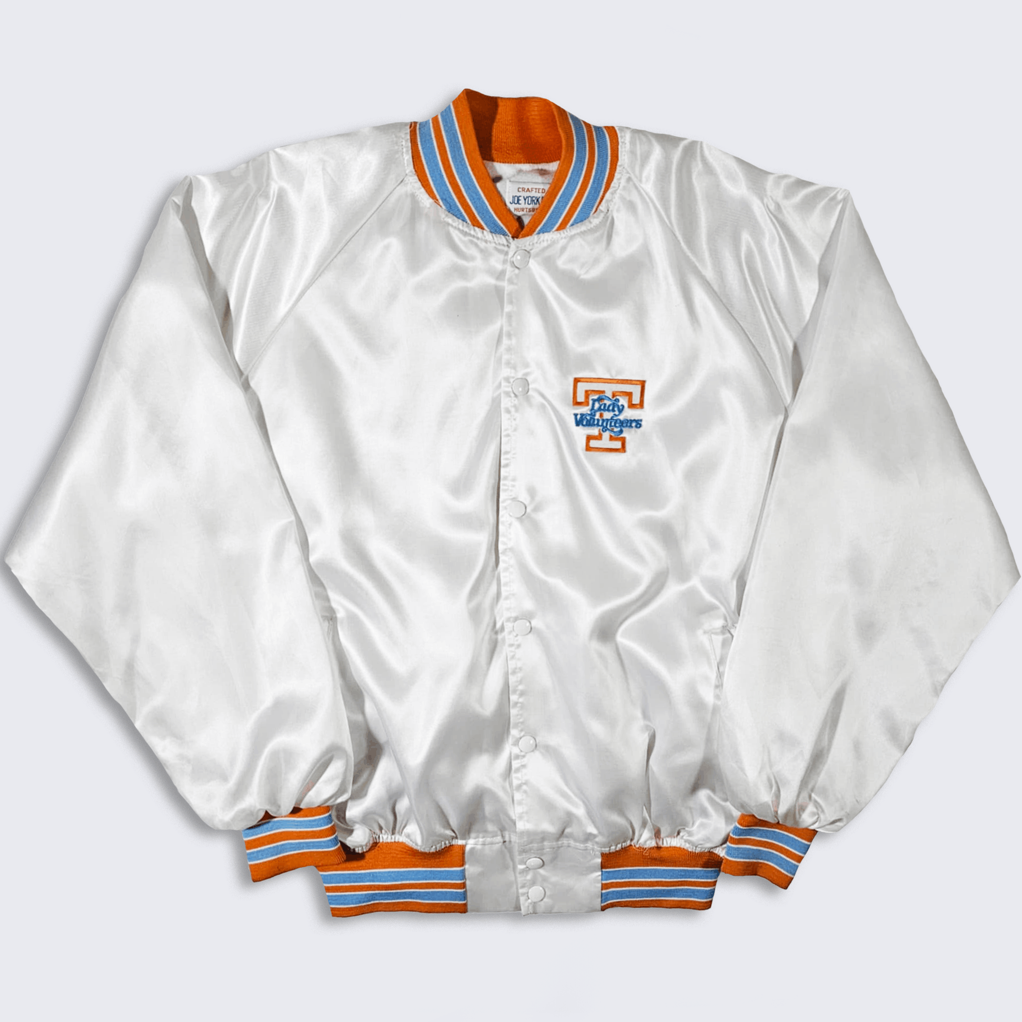 NCAA × Vintage Tennessee Lady Volunteers Vintage 80s Satin Bomber Jacket Size US XL / EU 56 / 4 - 2 Thumbnail