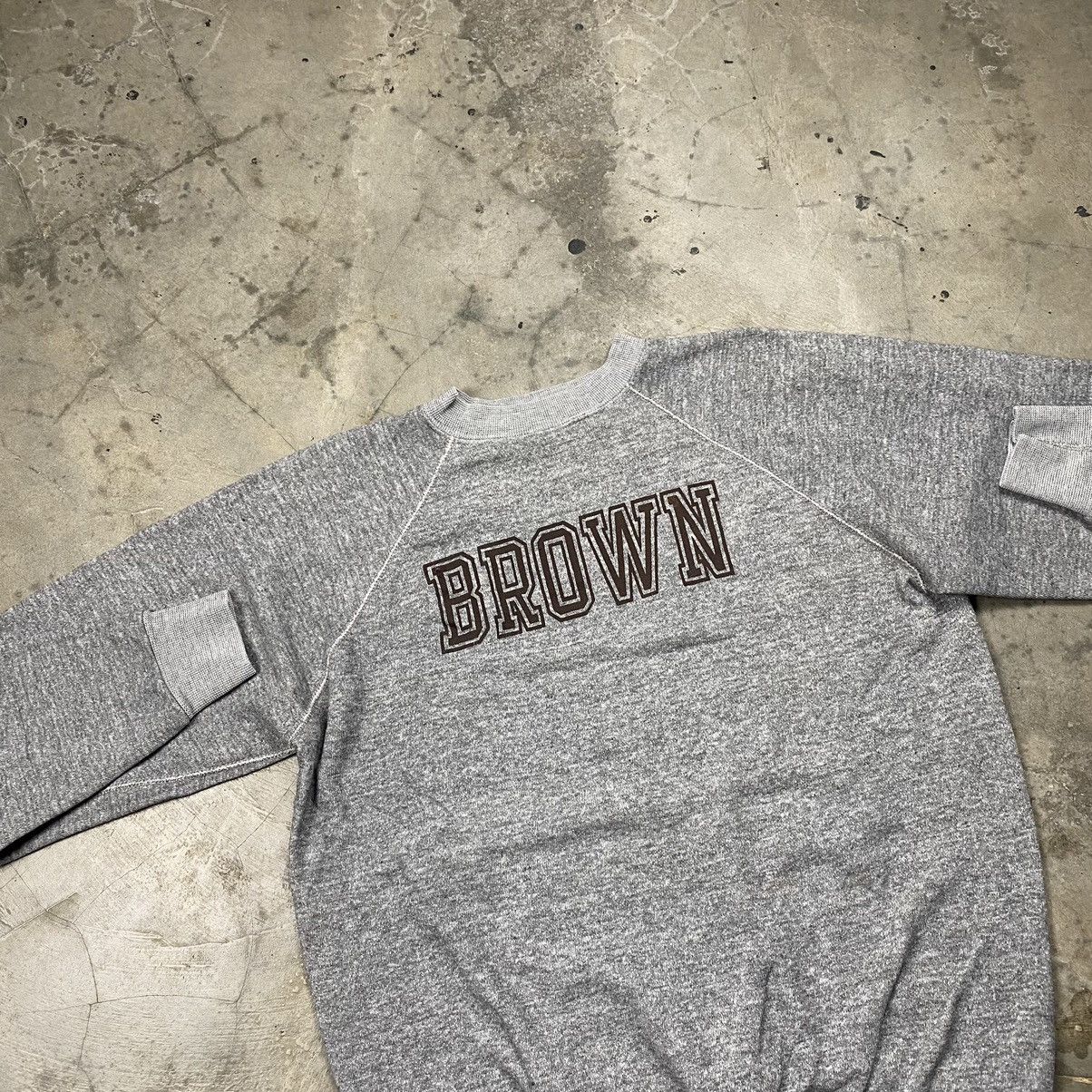 Vintage Archive 80s Brown University Triblend Crewneck Size US M / EU 48-50 / 2 - 4 Thumbnail