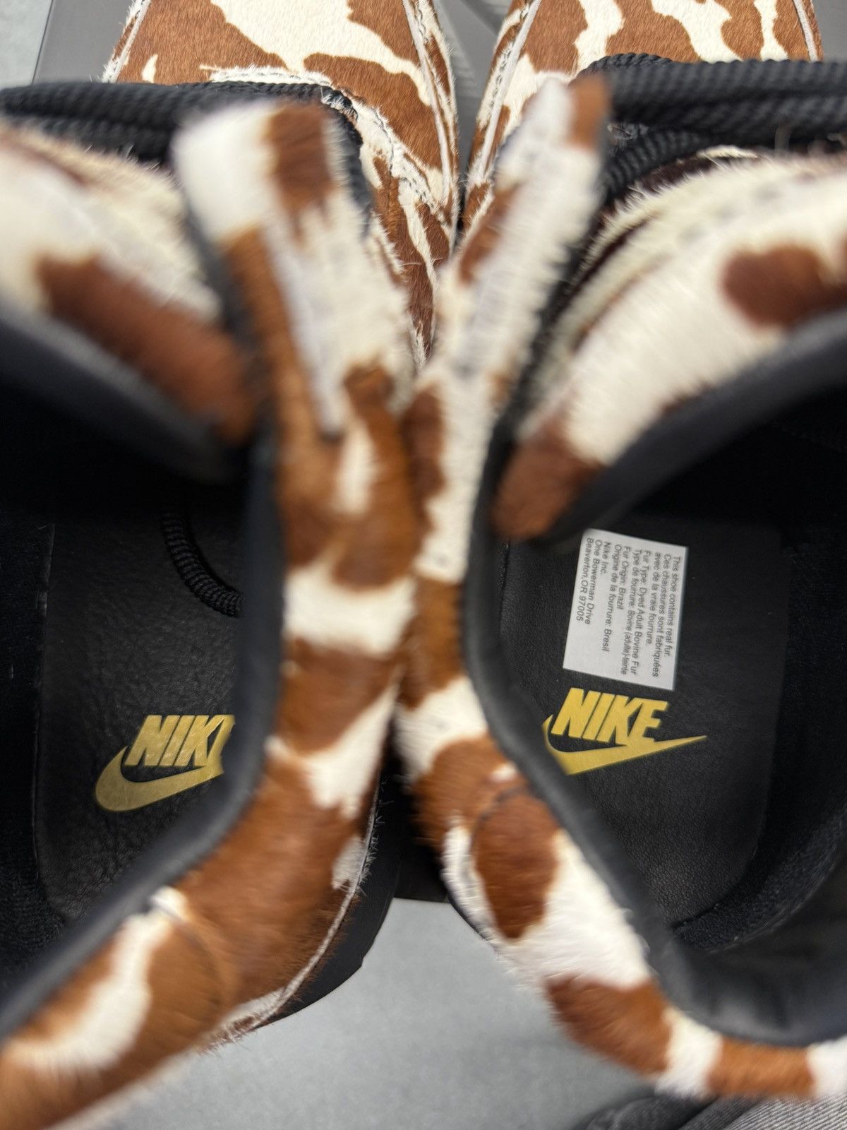 Nike 2025 Nike Air Max Goadome Sail Cacao Wow Cow Print Pony Hair Size US 8 / EU 41 - 7 Thumbnail