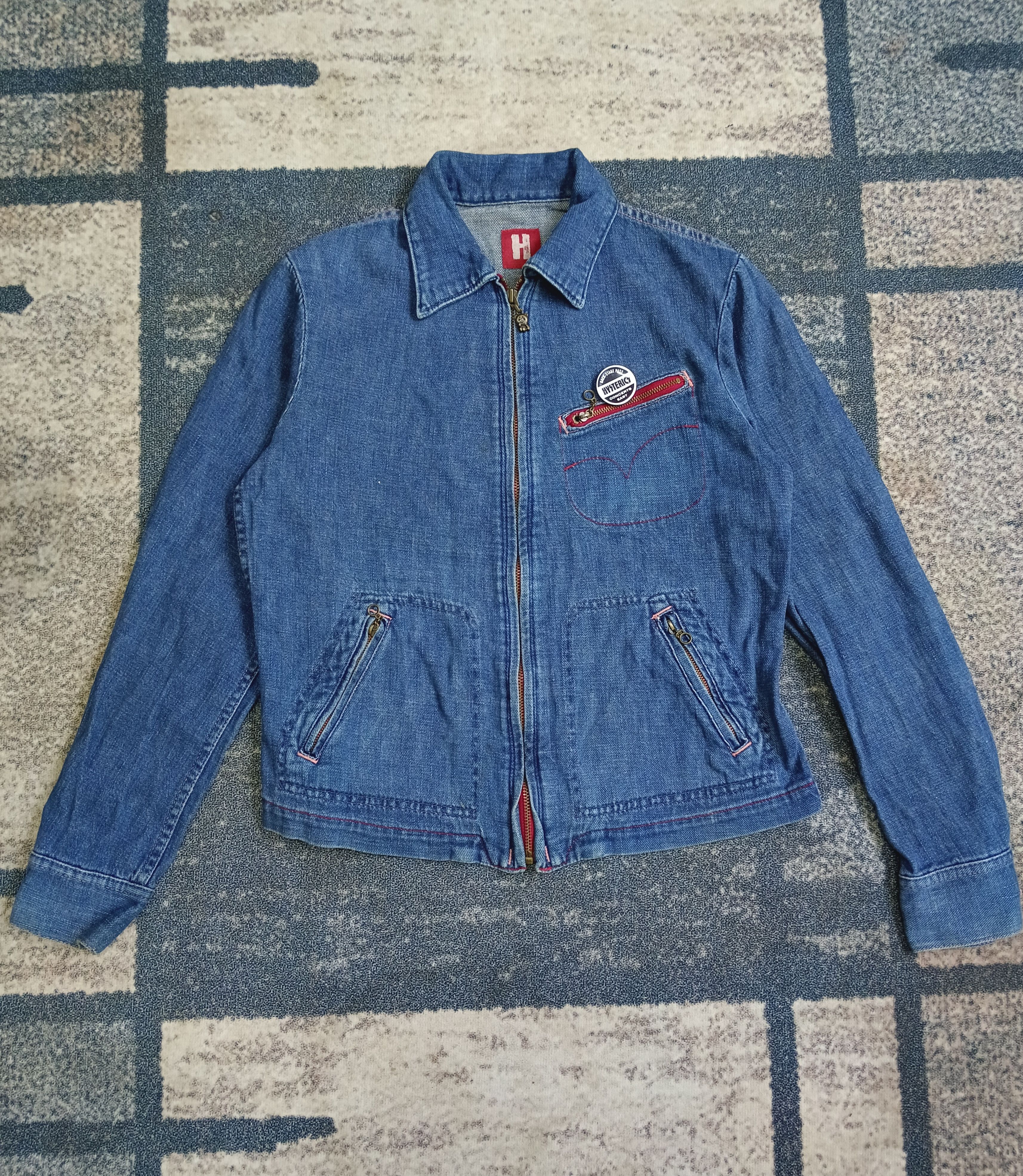 Hysteric Glamour HYSTERIC GLAMOUR DENIM JACKET Size S / US 4 / IT 40 - 2 Thumbnail