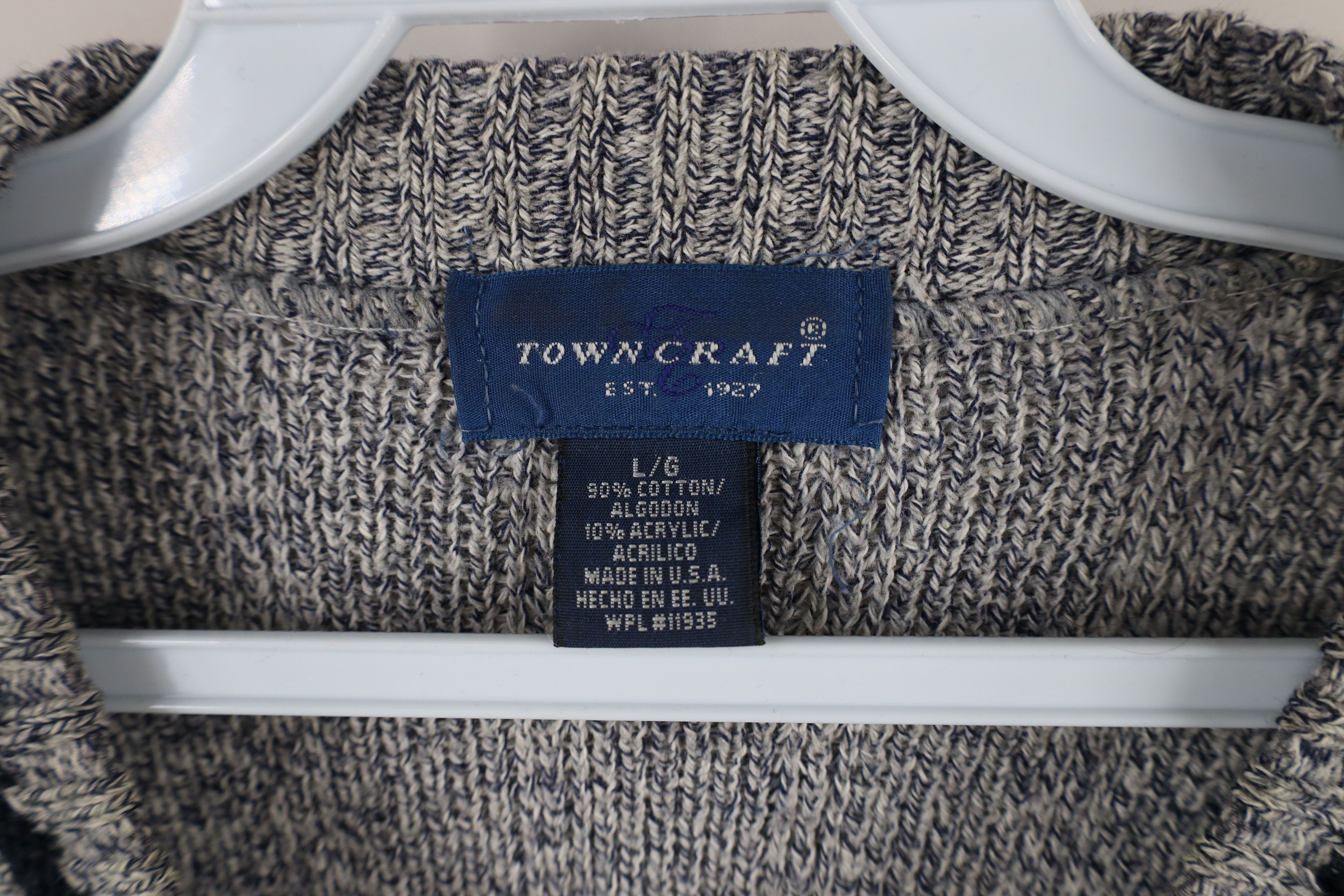 Vintage Vintage 90s Streetwear Fair Isle Ribbed Knit Sweater USA Size US L / EU 52-54 / 3 - 9 Thumbnail