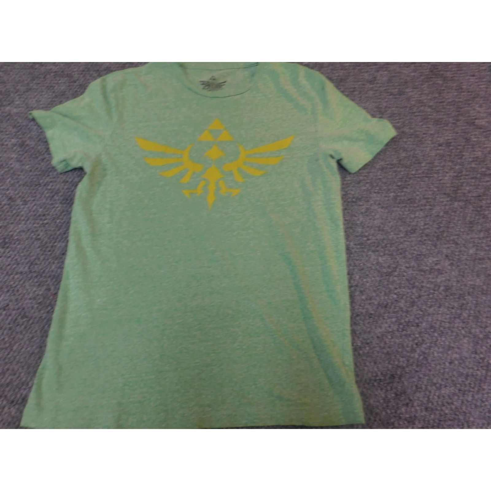 Vintage Zelda Shirt S Mens Green 90s Graphic Video Games Classic T-Shirt Short Sleeve Crew Neck Cotton Logo Breathable Size US S / EU 44-46 / 1 - 2 Thumbnail