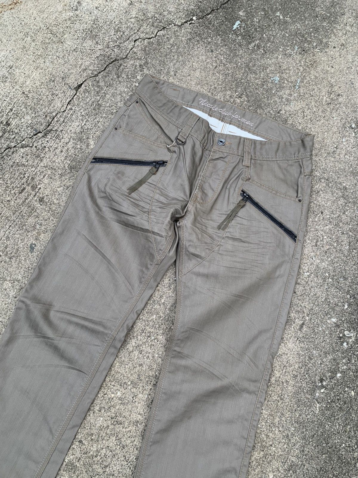 Nicole Club flare nicole club for men bootcut waxed pants Size US 32 / EU 48 - 7 Thumbnail