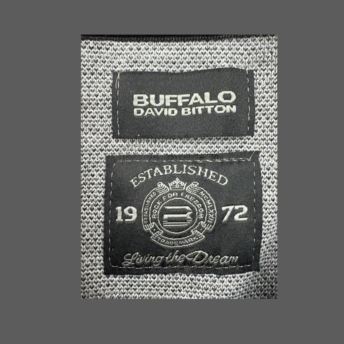 Buffalo David Bitton Buffalo Wyneson Men’s Abstract Black Grey Sweater Sz L Size US L / EU 52-54 / 3 - 12 Thumbnail