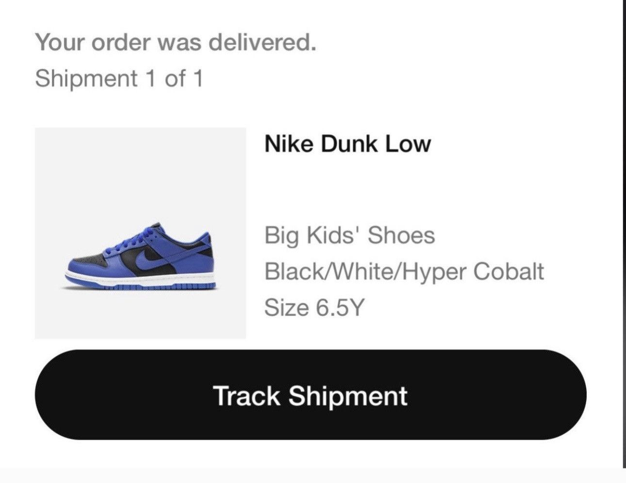 Nike Nike Dunk Low Blue Cobalt Size US 6.5 / EU 39-40 - 10 Thumbnail