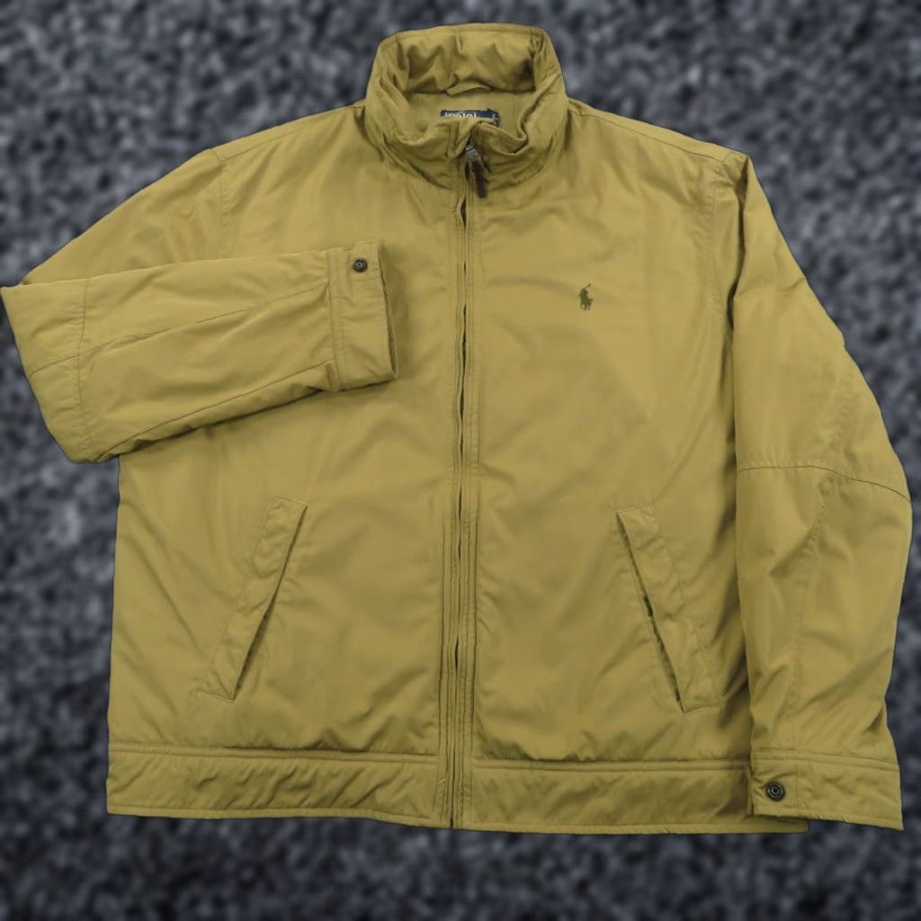 Polo Ralph Lauren VTG Polo Ralph Lauren Jacket Mens XL Tan Khaki Olive Pony Bi Swing Coat 90s Dad Outdoor Outdoor? Size US XL / EU 56 / 4 - 1 Thumbnail