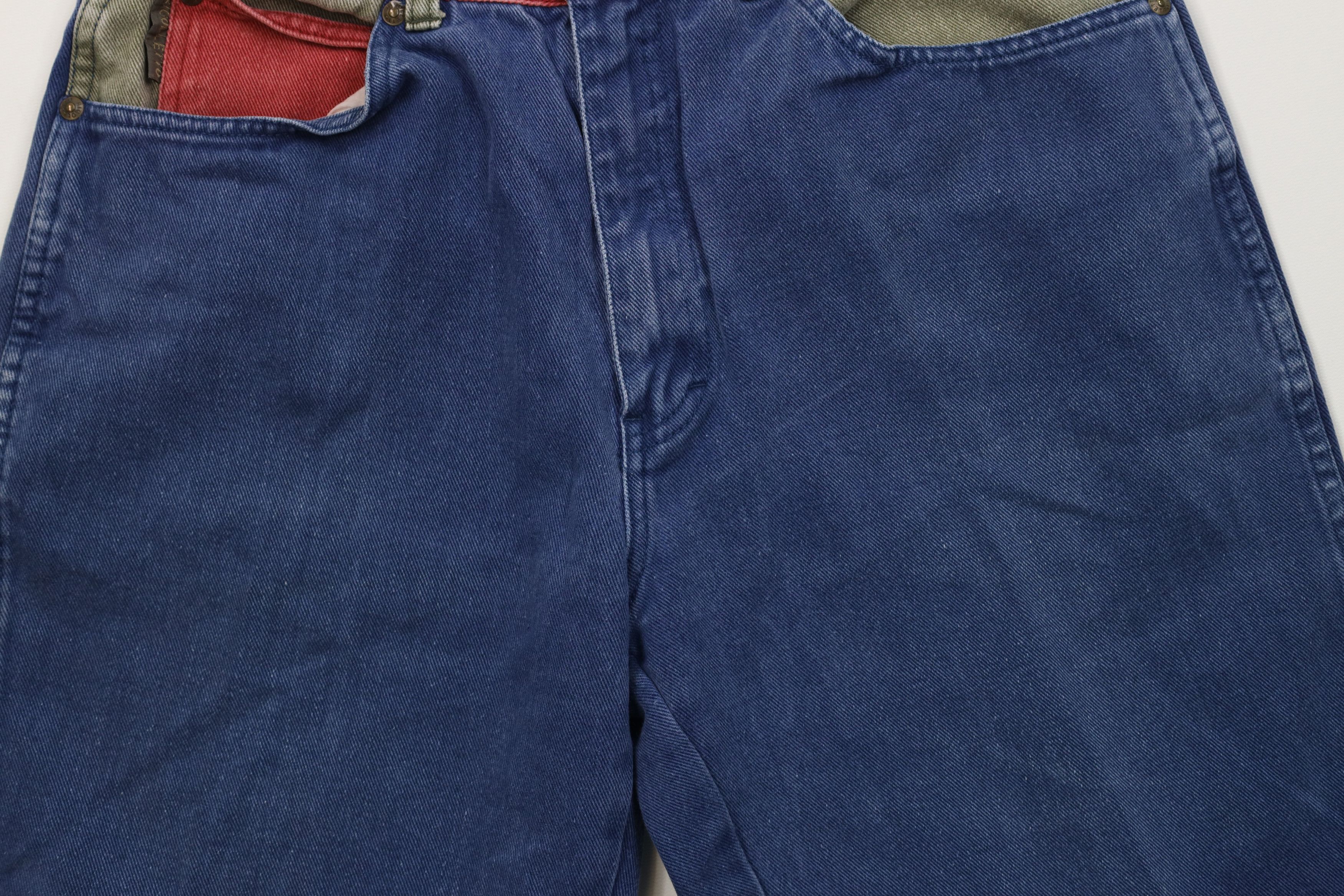 Vintage Vintage 90s Streetwear Block Above Knee Denim Jean Shorts Size US 30 / EU 46 - 3 Thumbnail